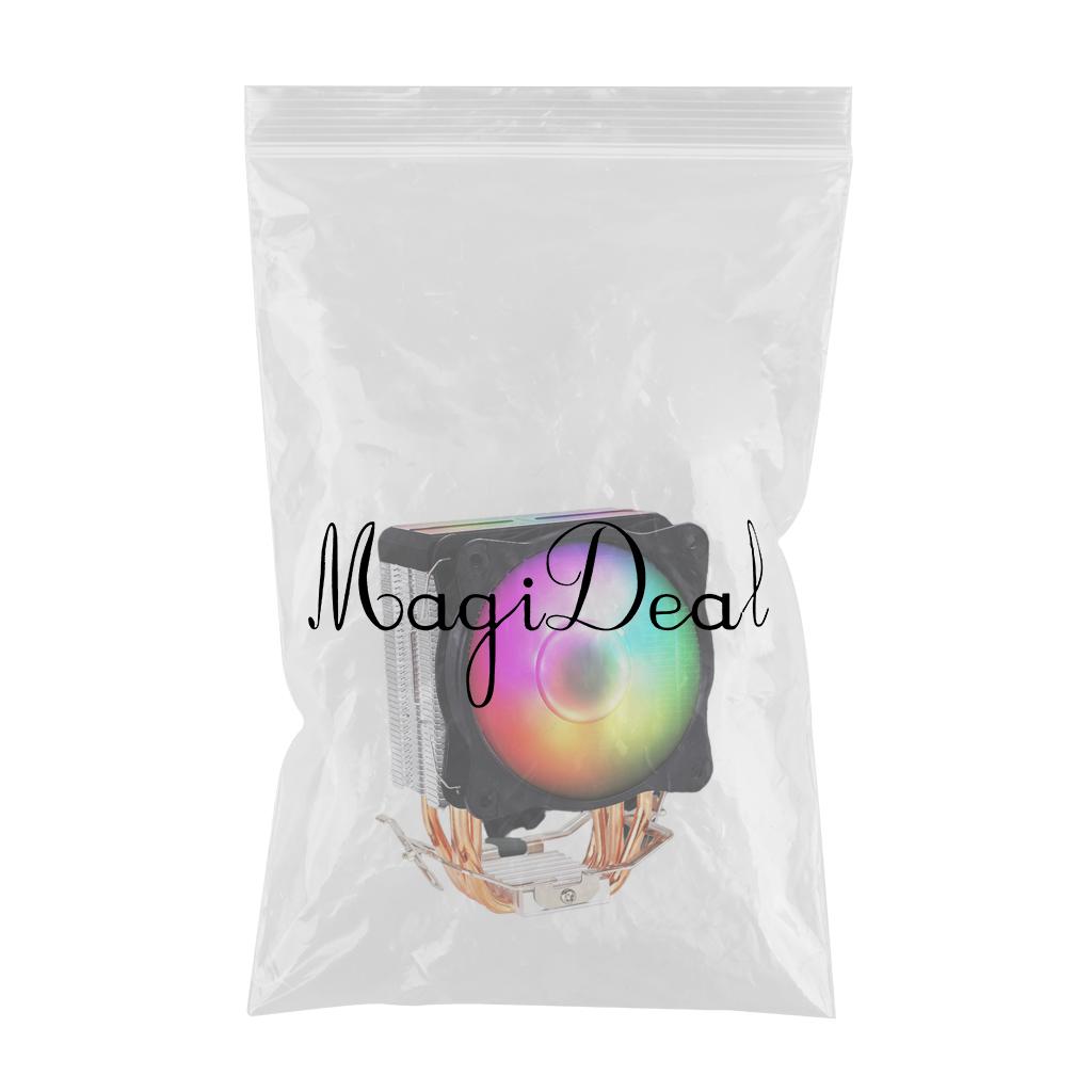 Detachable CPU Cooler Cooling Tower LED 9cm Fan High Performance for Intel