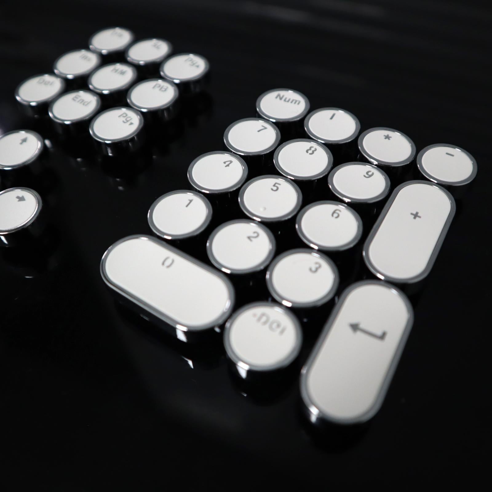 DIY PBT Key Caps Cover Kit for Cherry Mechanical Keyboard 30 Keycaps White