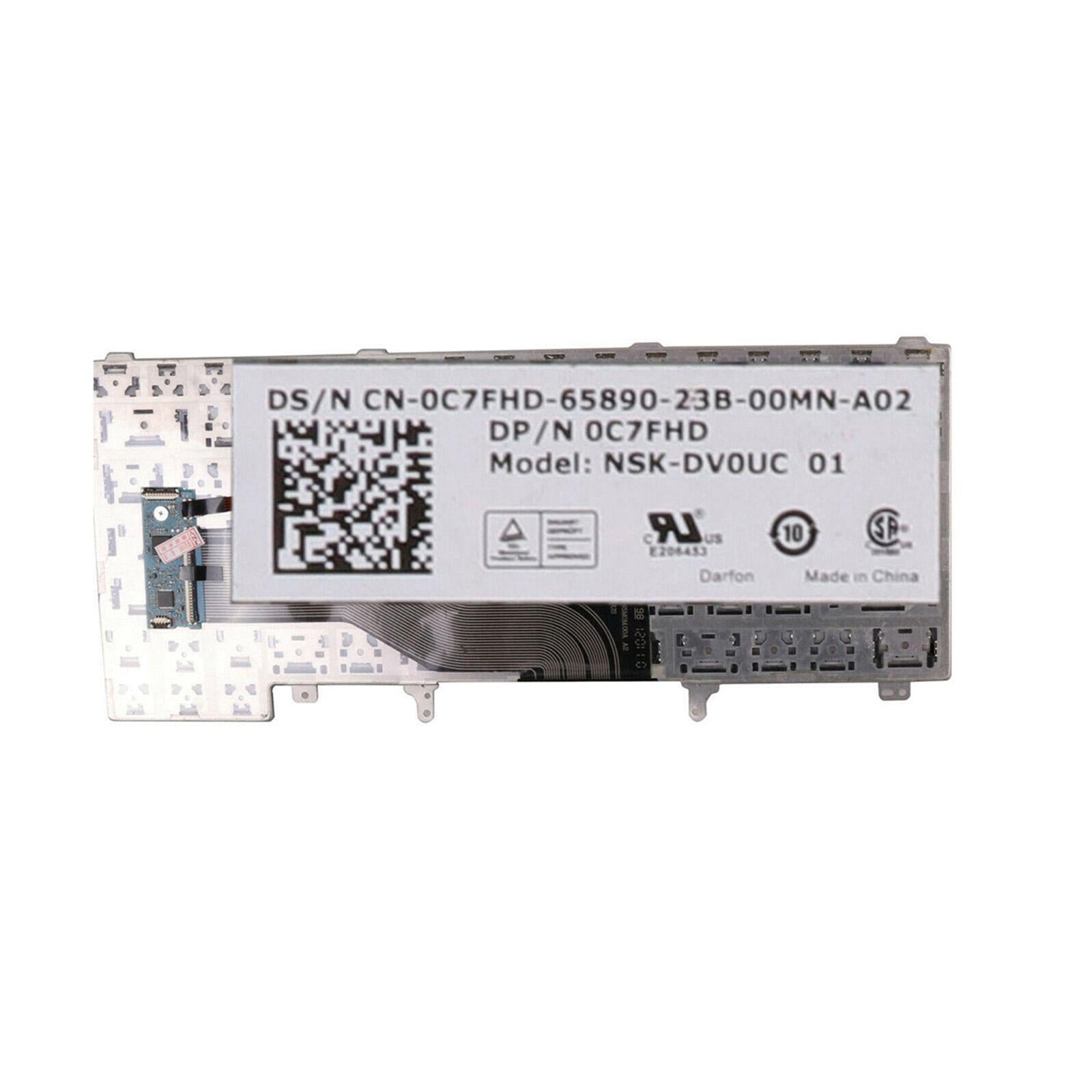 Black Laptop US Layout Keyboard Replace for Latitude E5420 E6420 E6430