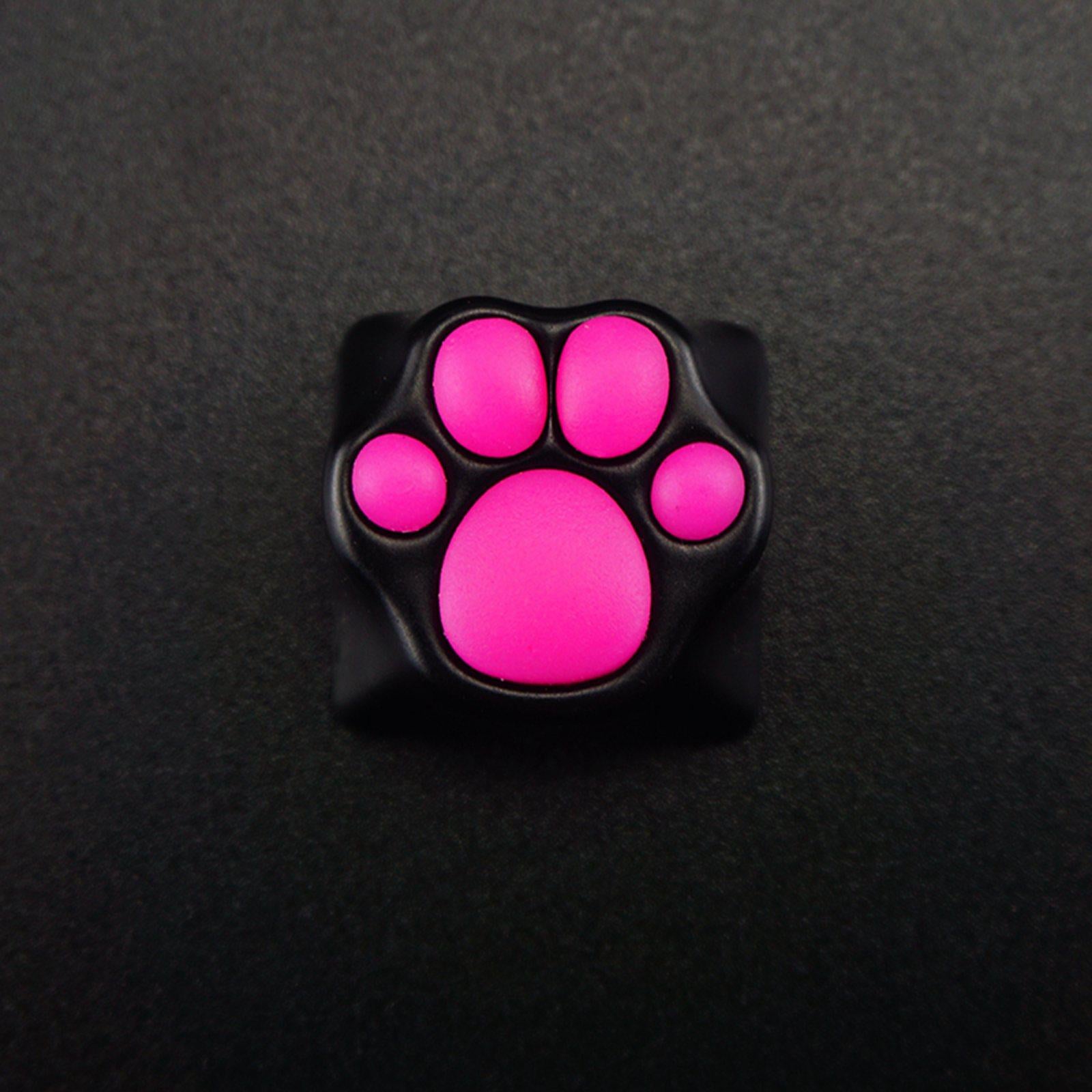 Cat Paw Keycaps Cat Claw Keycap for Keyset Creative Gaming Black Red