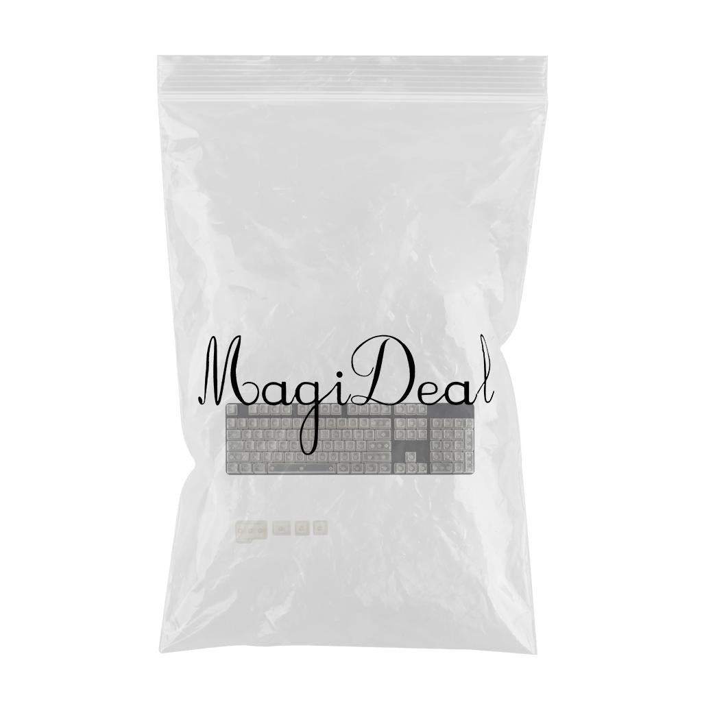 DIY Transparent Keycaps ABS Matte Treatment RGB for CHERRY MX/Clone Switches Fully Transparent