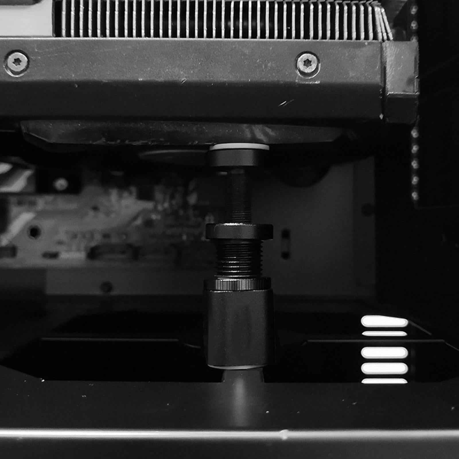 Vc-20 Mini Bracket Graphics Card Support Adjustable Height for M-ATX  black