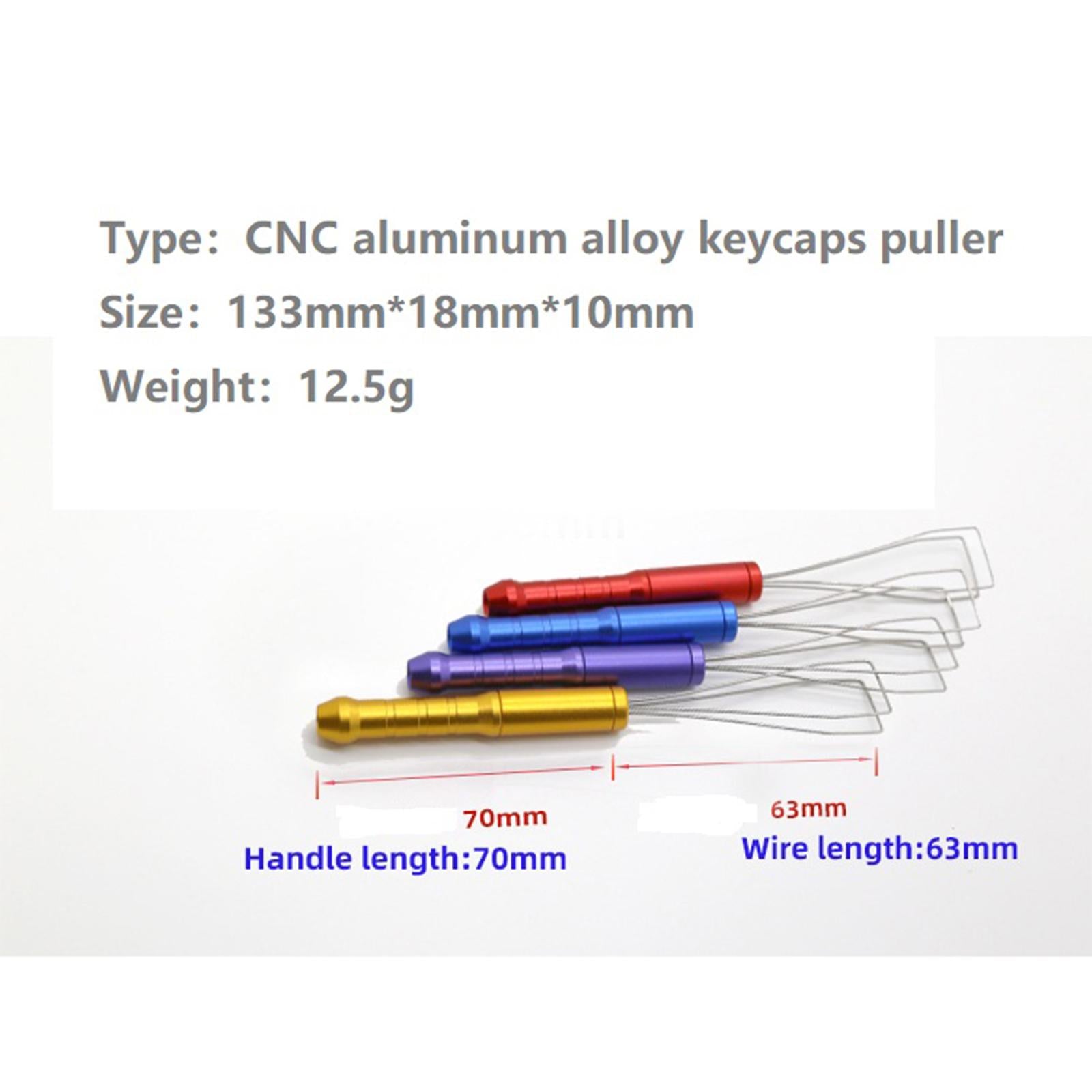 CNC Keycap Wire Puller for Mechanical Keyboards Computer Notebooks Golden