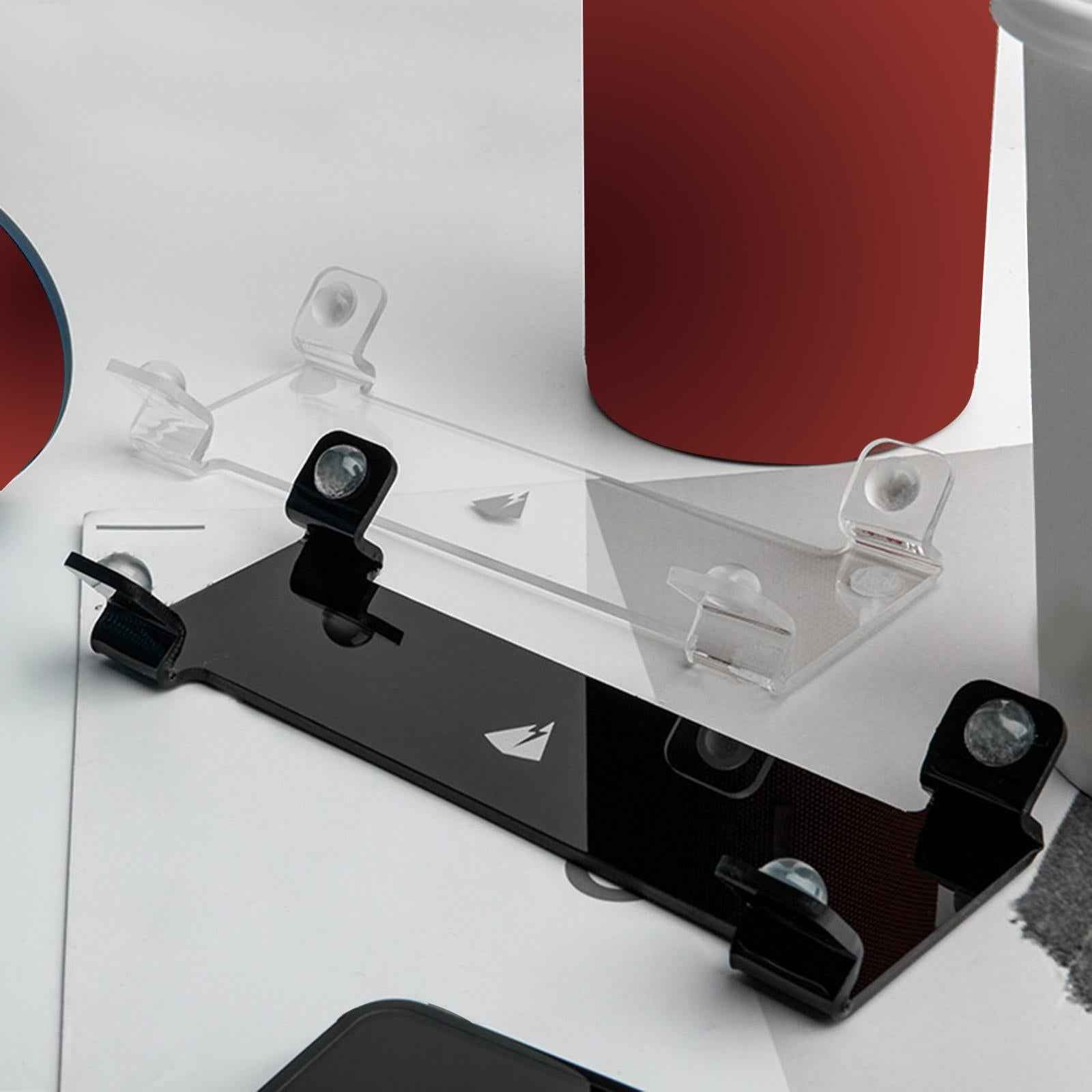 Tabletop Speaker Holder Desk Display Stand Acrylic for Bluetooth Speaker Transparent