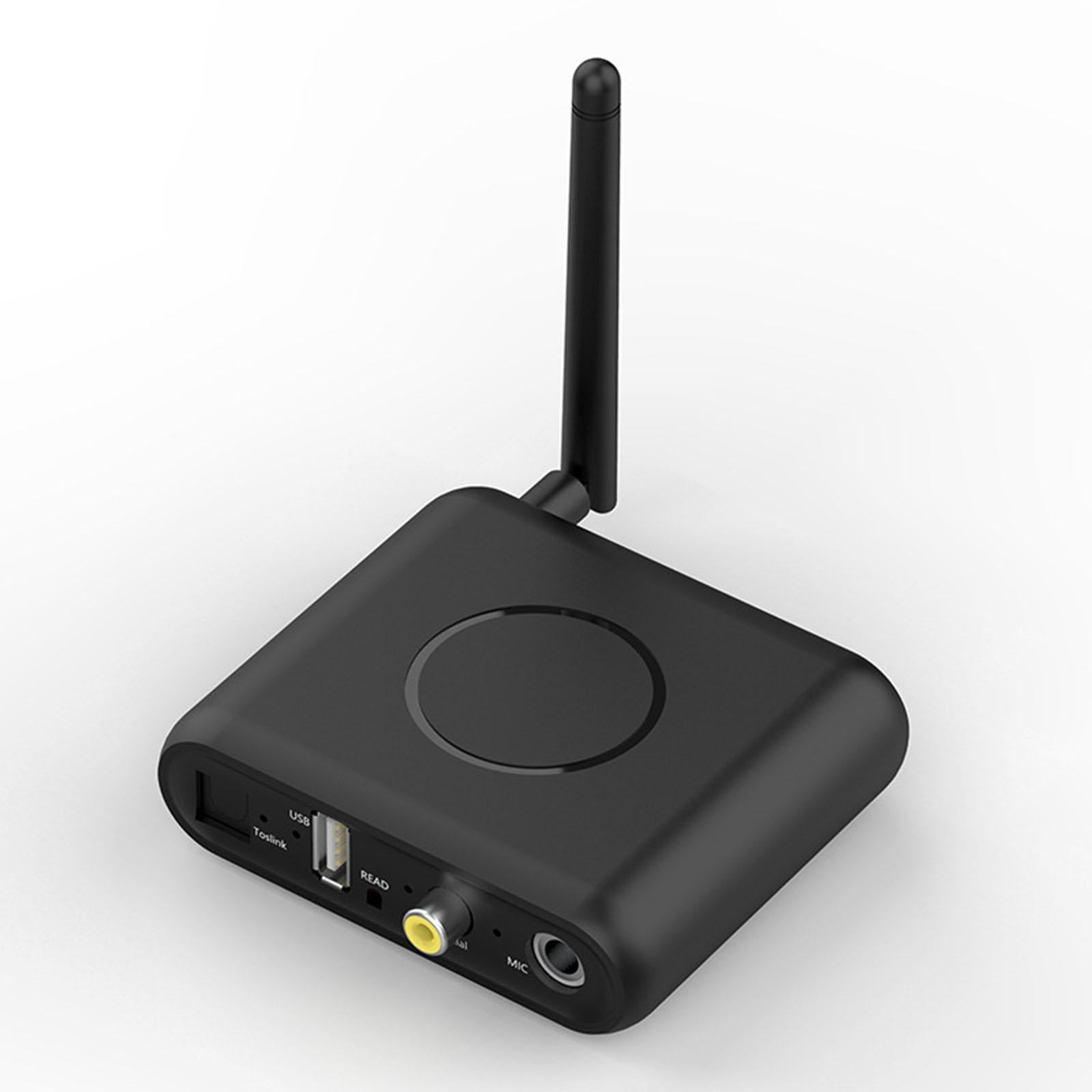 Bluetooth 5.0 Digital to Analog Audio Converter with Remote Antenna Compact