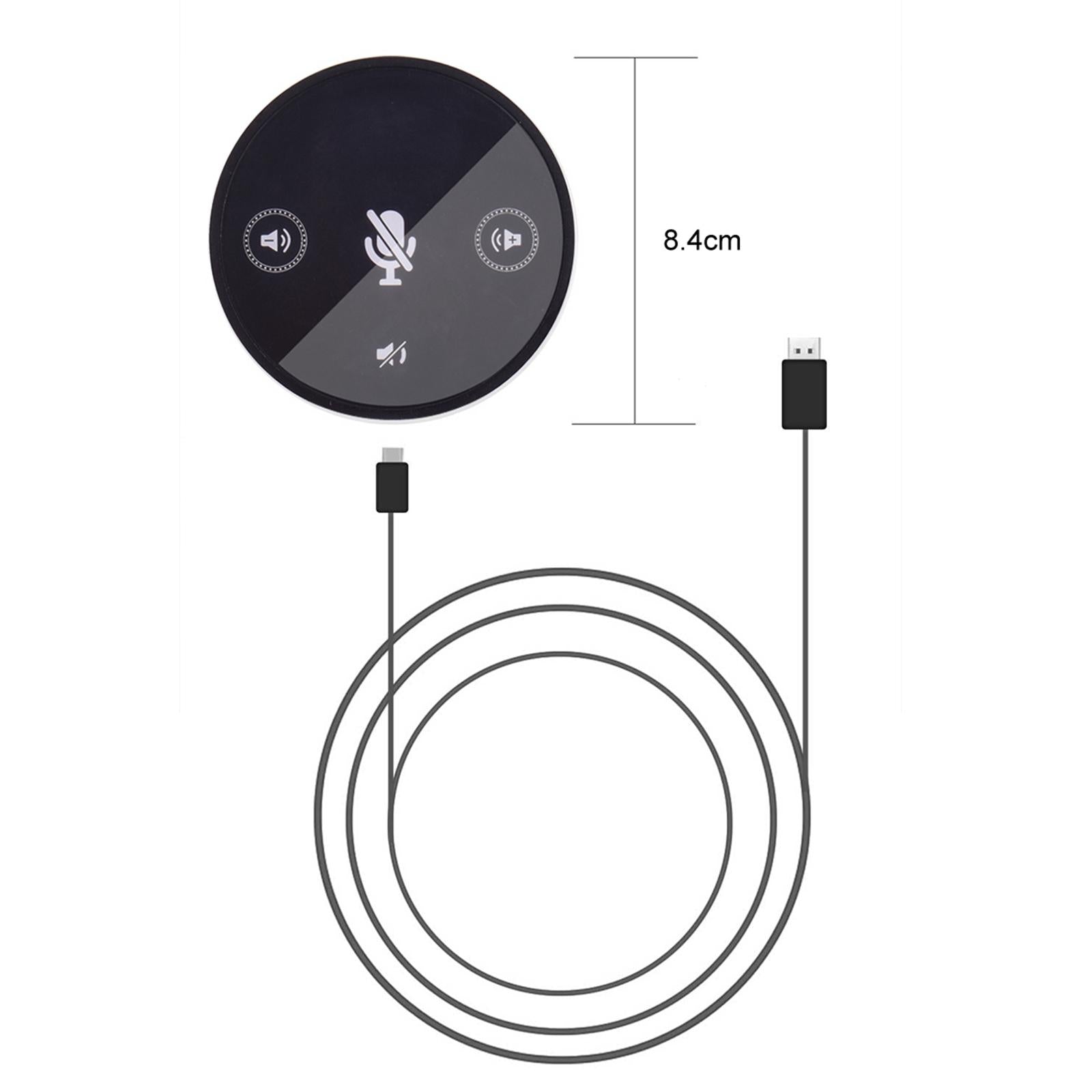 Conference USB Microphone Bluetooth Mute Function for Online Meeting PC