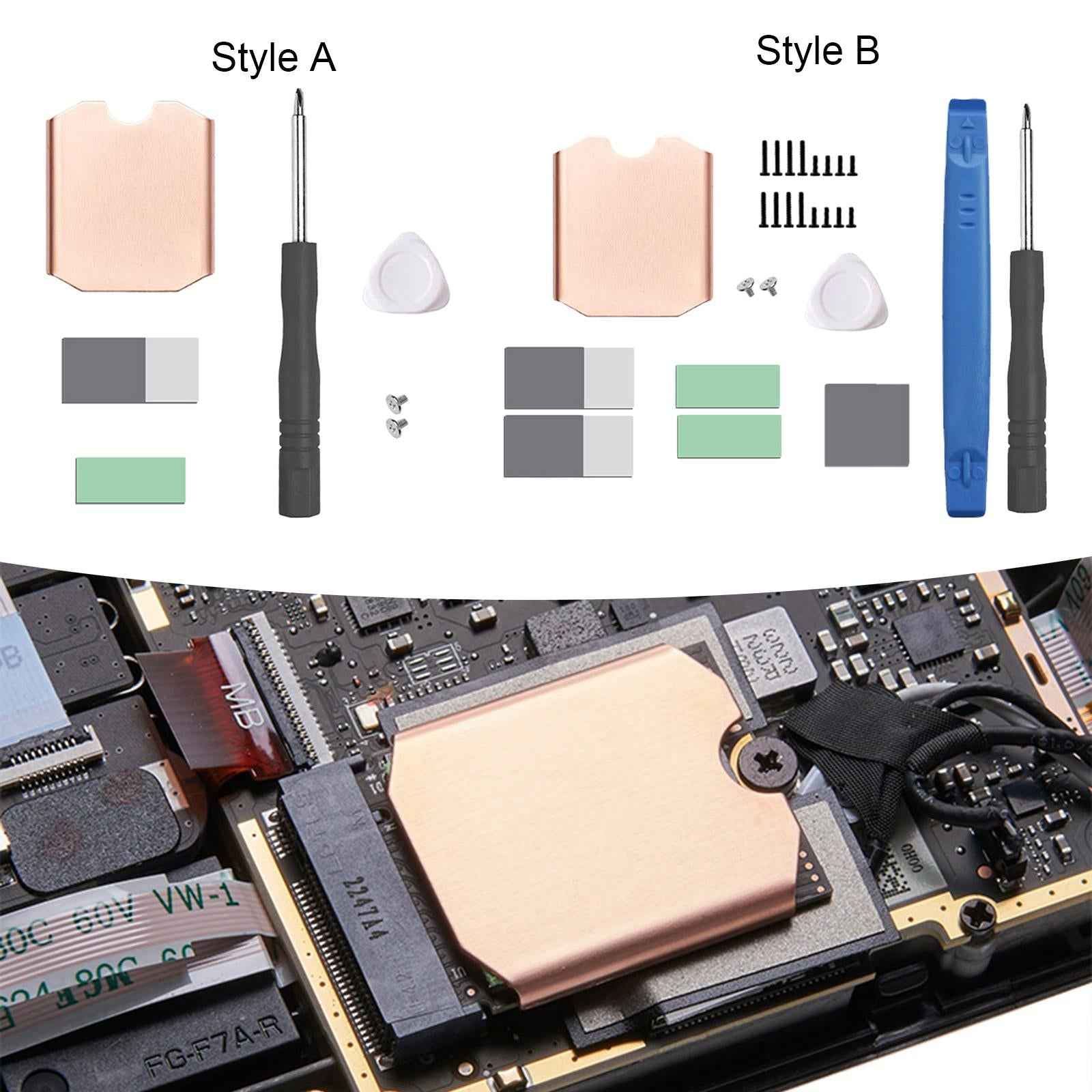 Thermal Pads for 2230 SSD Durable Spare Parts Repair Parts NVMe M.2 Heatsink Style A