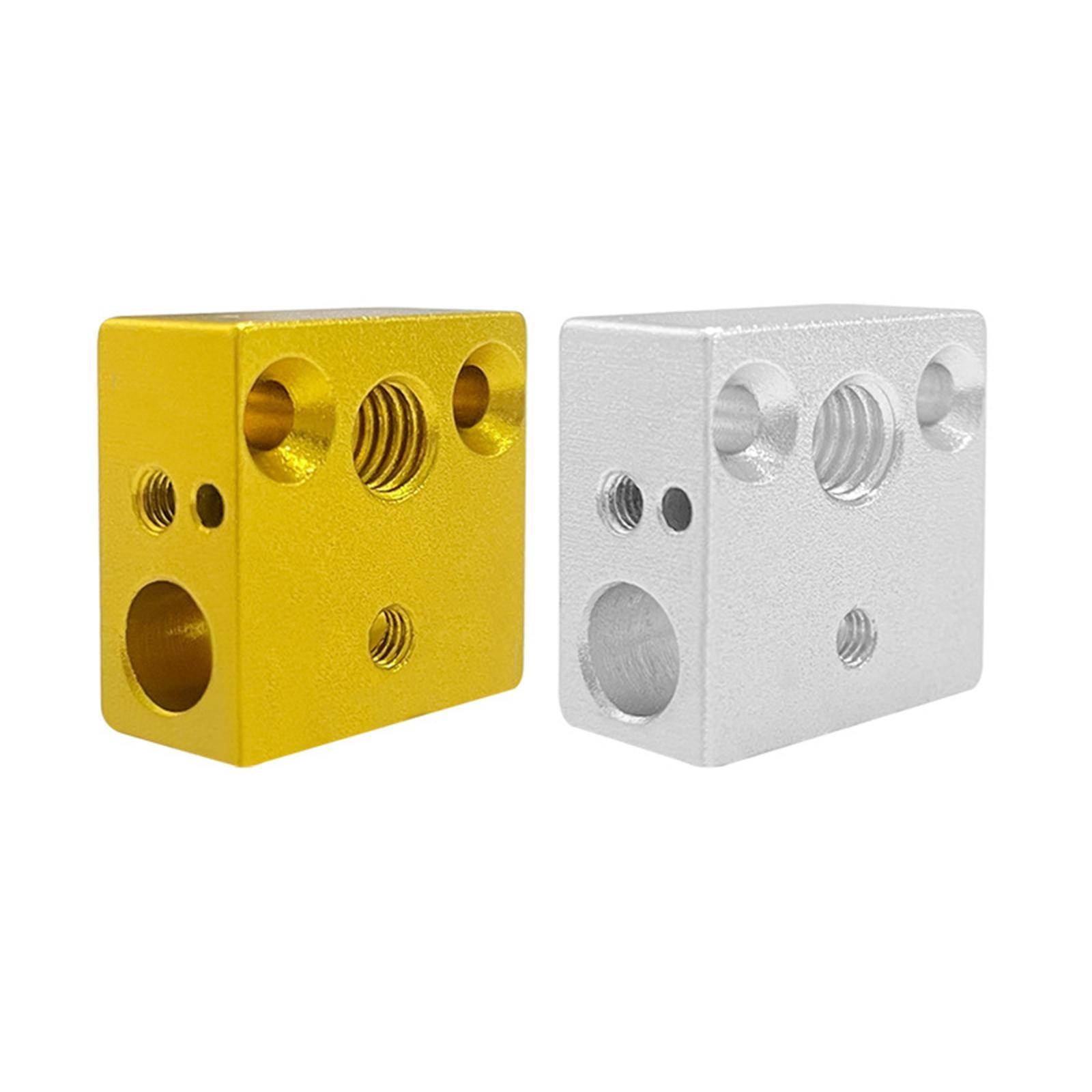 3xHeater Block Quality Professional Printer Accesoories for Hotend Ender5 CR10 Aureate