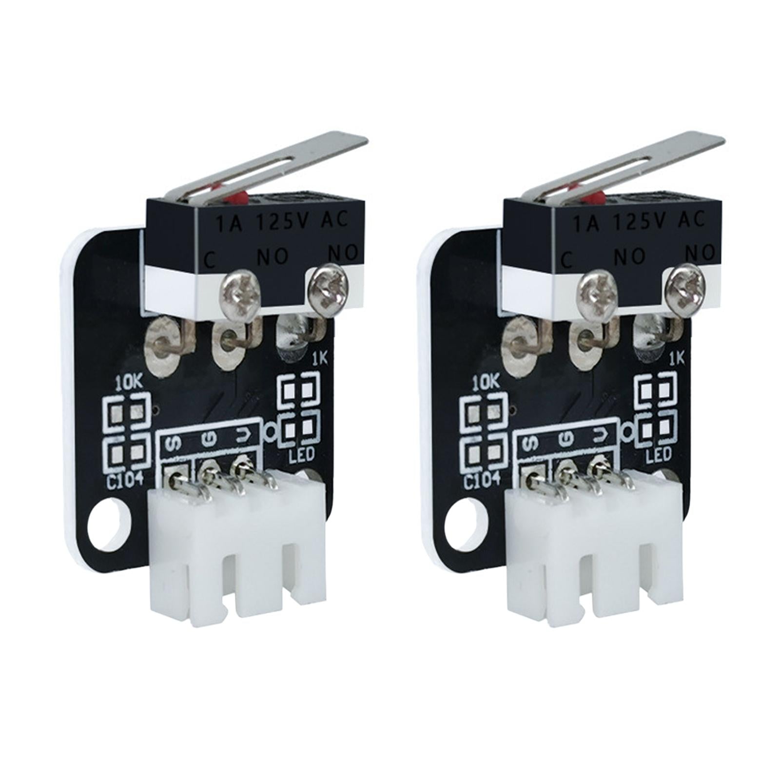 4x2 Pieces Limit Switch Switch 3D Printer Accessories for CR 10 Series Ender 3