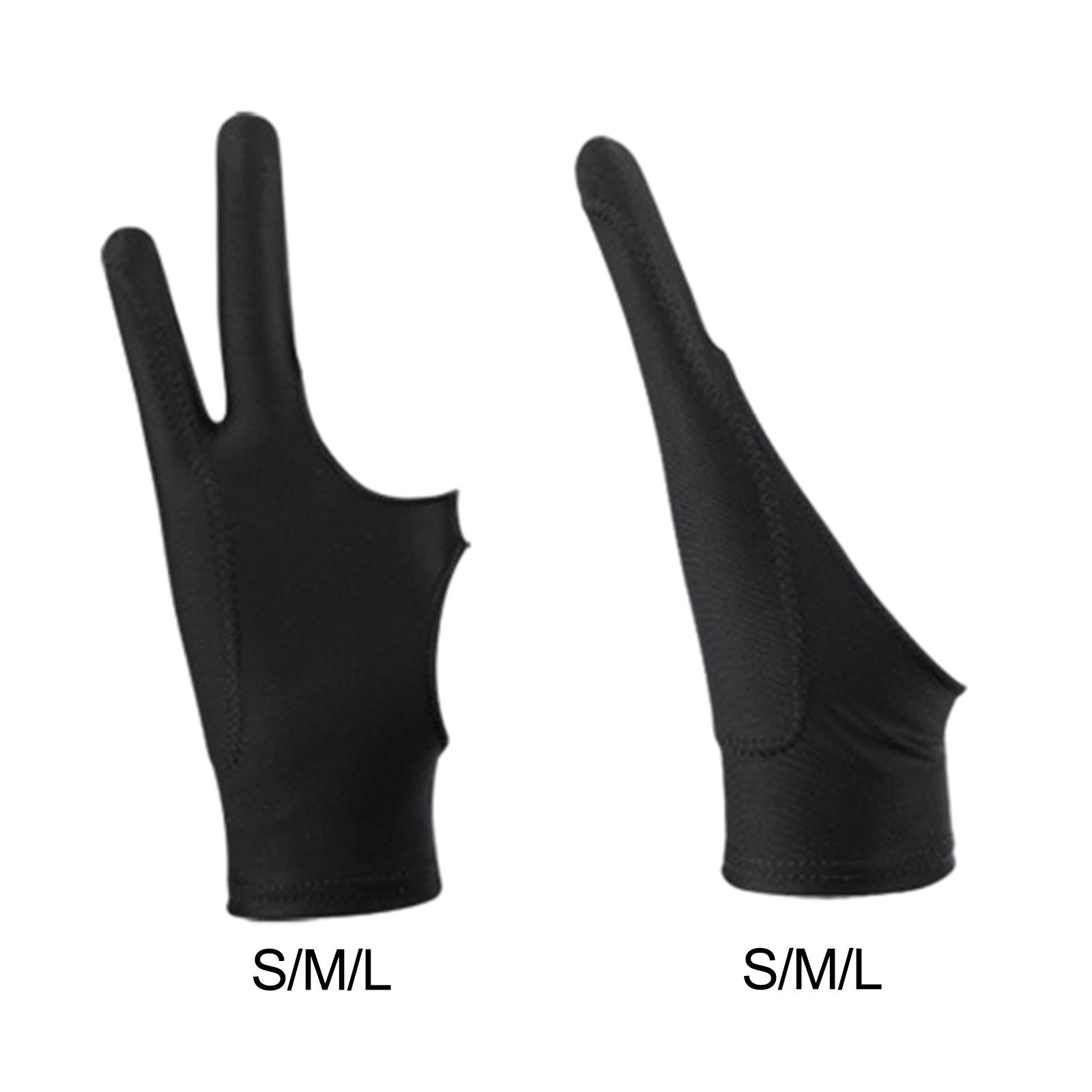 2xArtist Drawing Glove Elastic for Tracing Board Pencil Sketching Painting Single Finger S