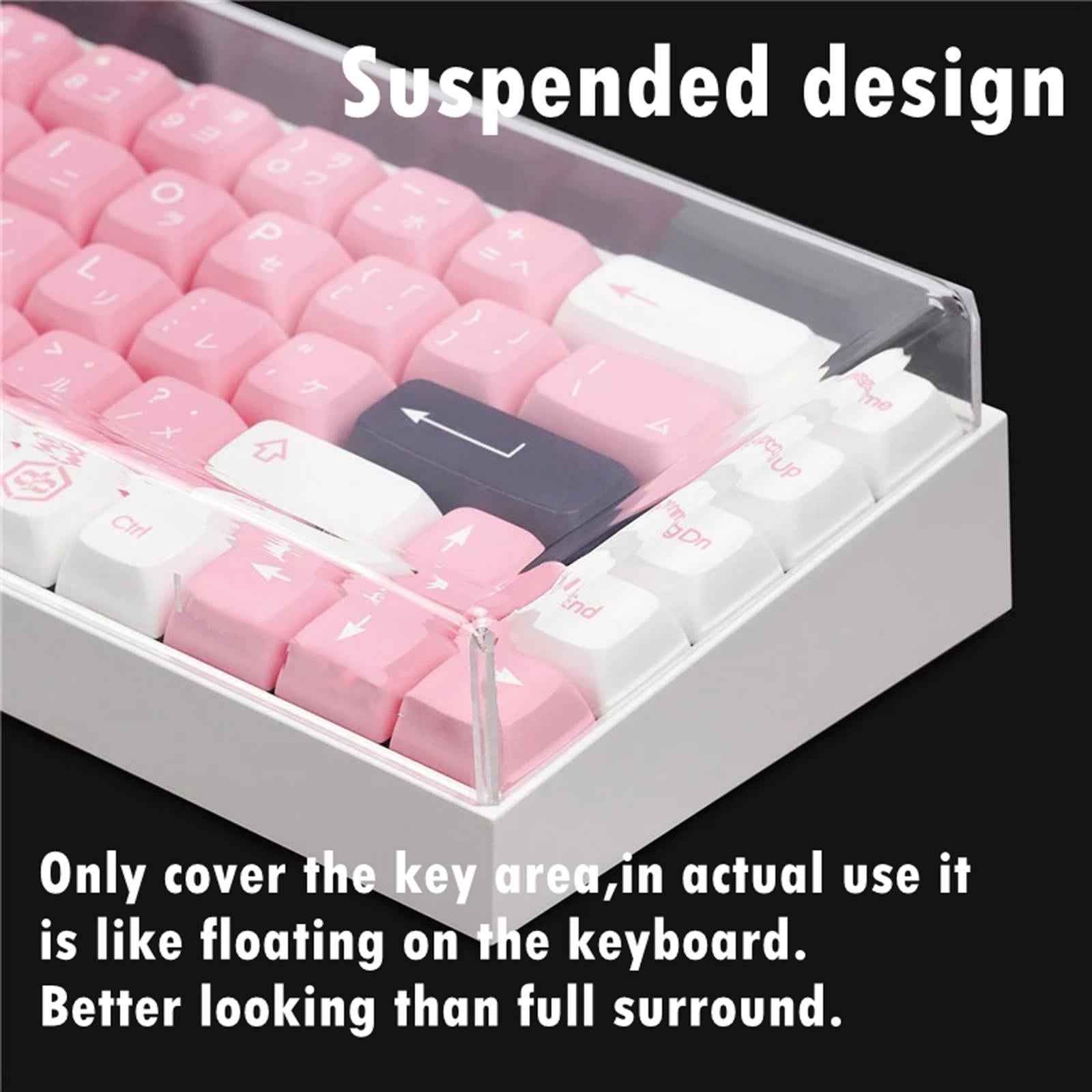 Acrylic Keyboard Dust Cover Protective Transparent Protector for Home Office