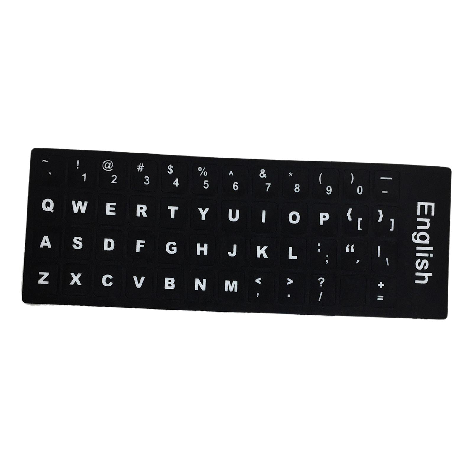4xLaptop Keyboard Stickers Universal Computer Keyboard Stickers for PC Desktop English