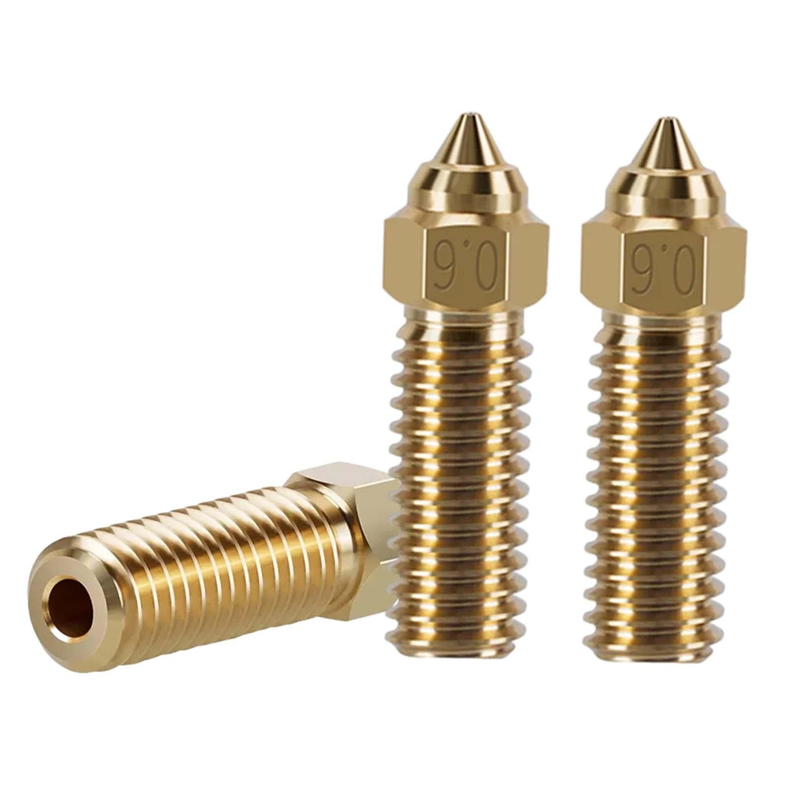 4x3Pcs 3D Printer Nozzles High Flow Easy Installation Replacement Parts for K1 0.6mm