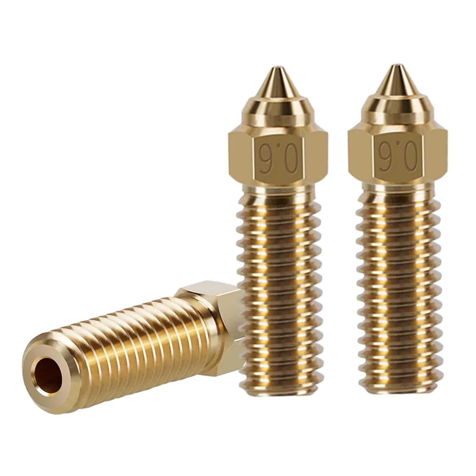 4x3Pcs 3D Printer Nozzles High Flow Easy Installation Replacement Parts for K1 0.6mm