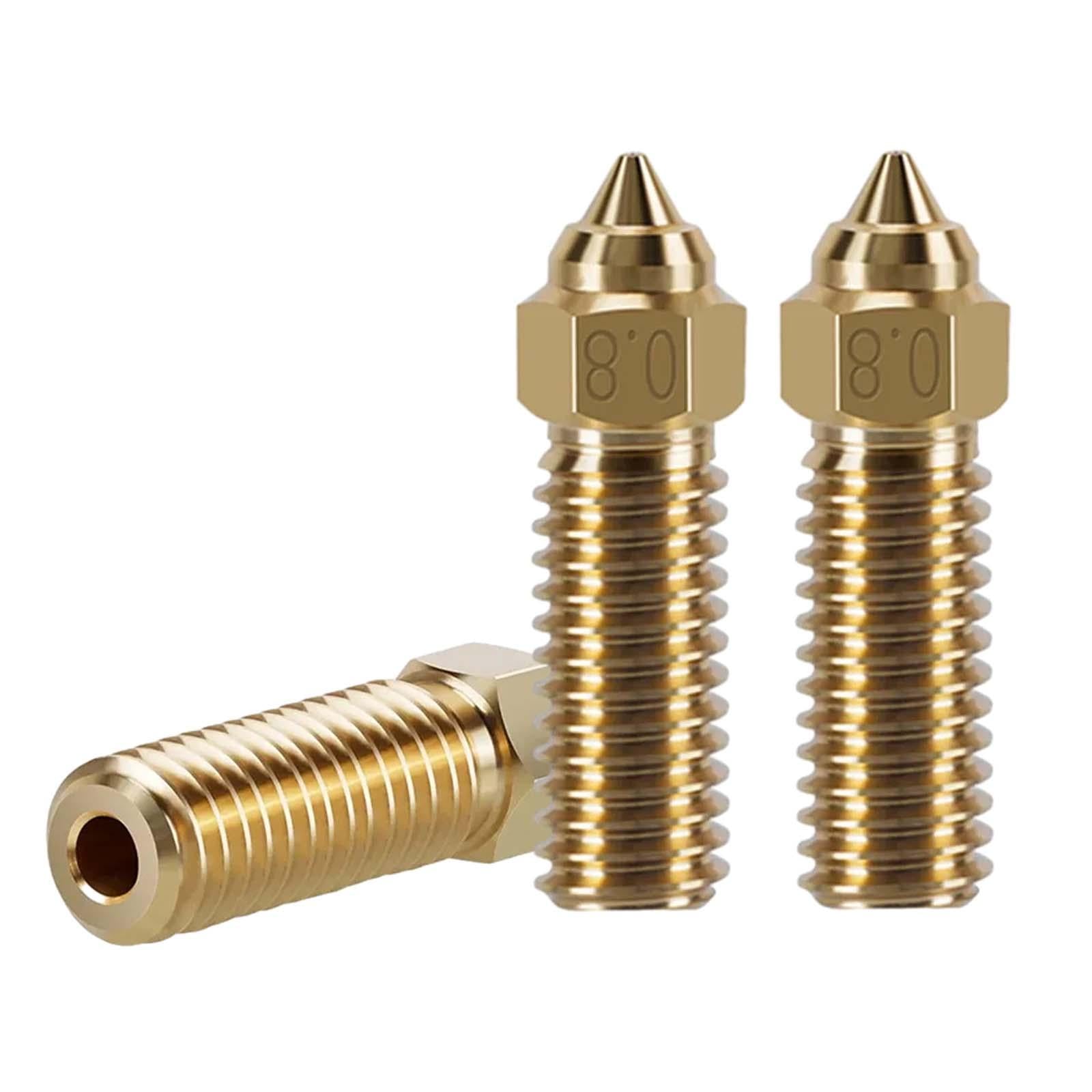 3x3Pcs 3D Printer Nozzles High Flow Easy Installation Replacement Parts for K1 0.8mm