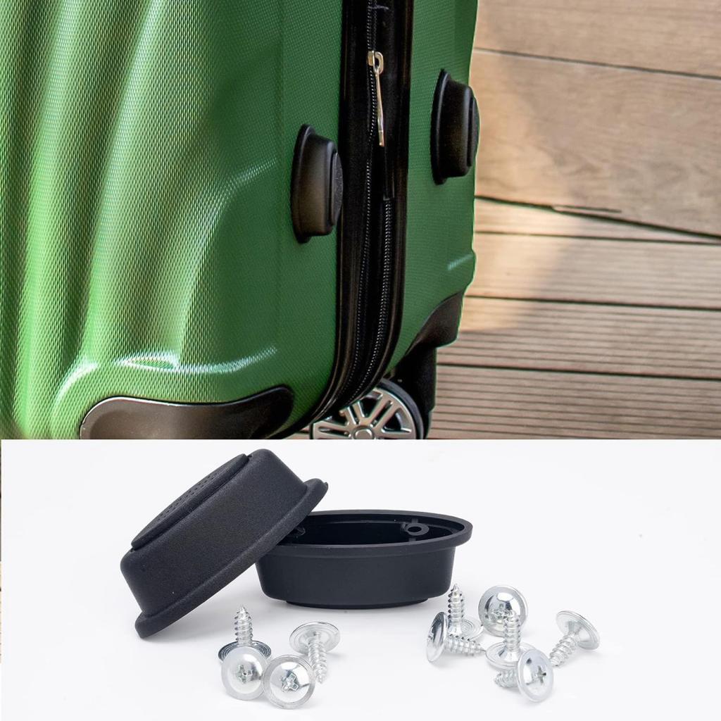 2xLuggage Bracket Side Feet Durable Luggage Bottom Stud Stand for All Suitcase
