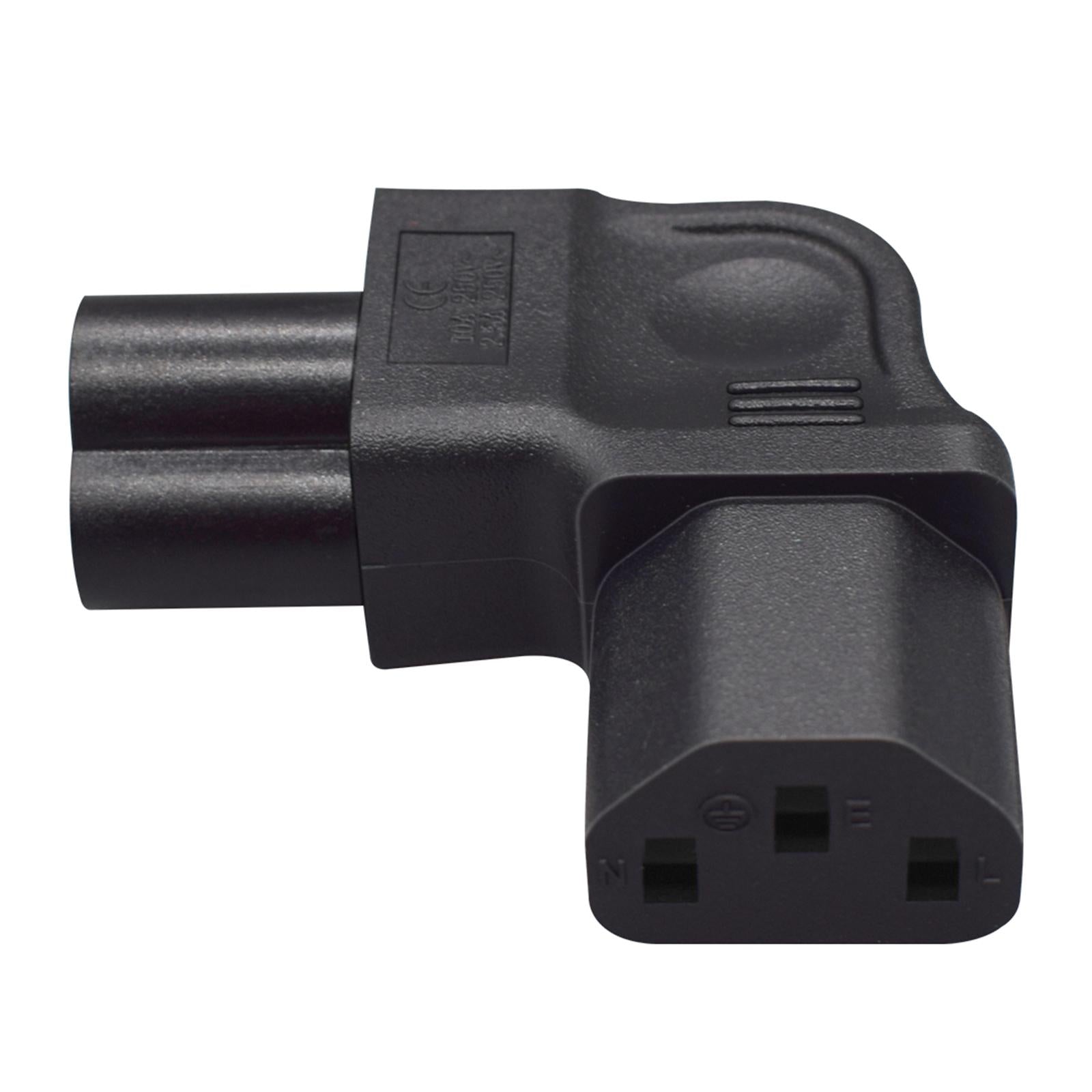 4xIEC320 C6 to C13 Replacement Right Bend Design AC Power Plug Durable Premium