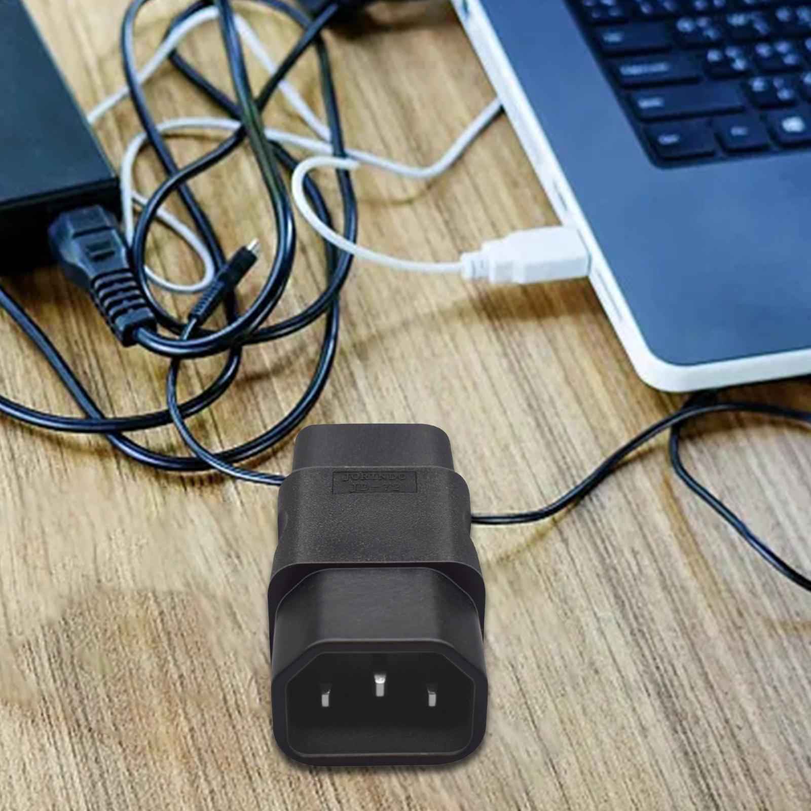 IEC320 C14 to IEC320 C19 Power Adapter Connector for Pdu Ups Routers Servers