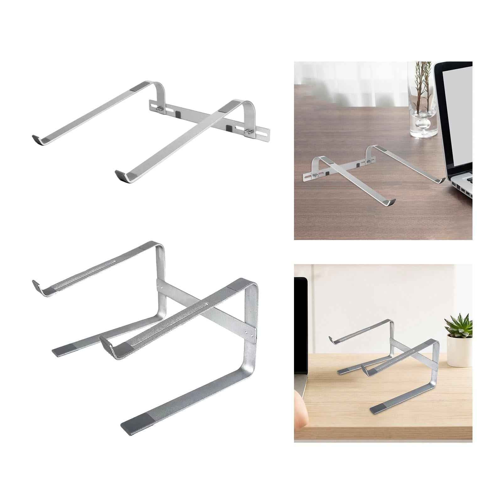 Laptop Stand Desk Heat Dissipation Office Worker Lightweight PC Holder Riser height 6.5cm