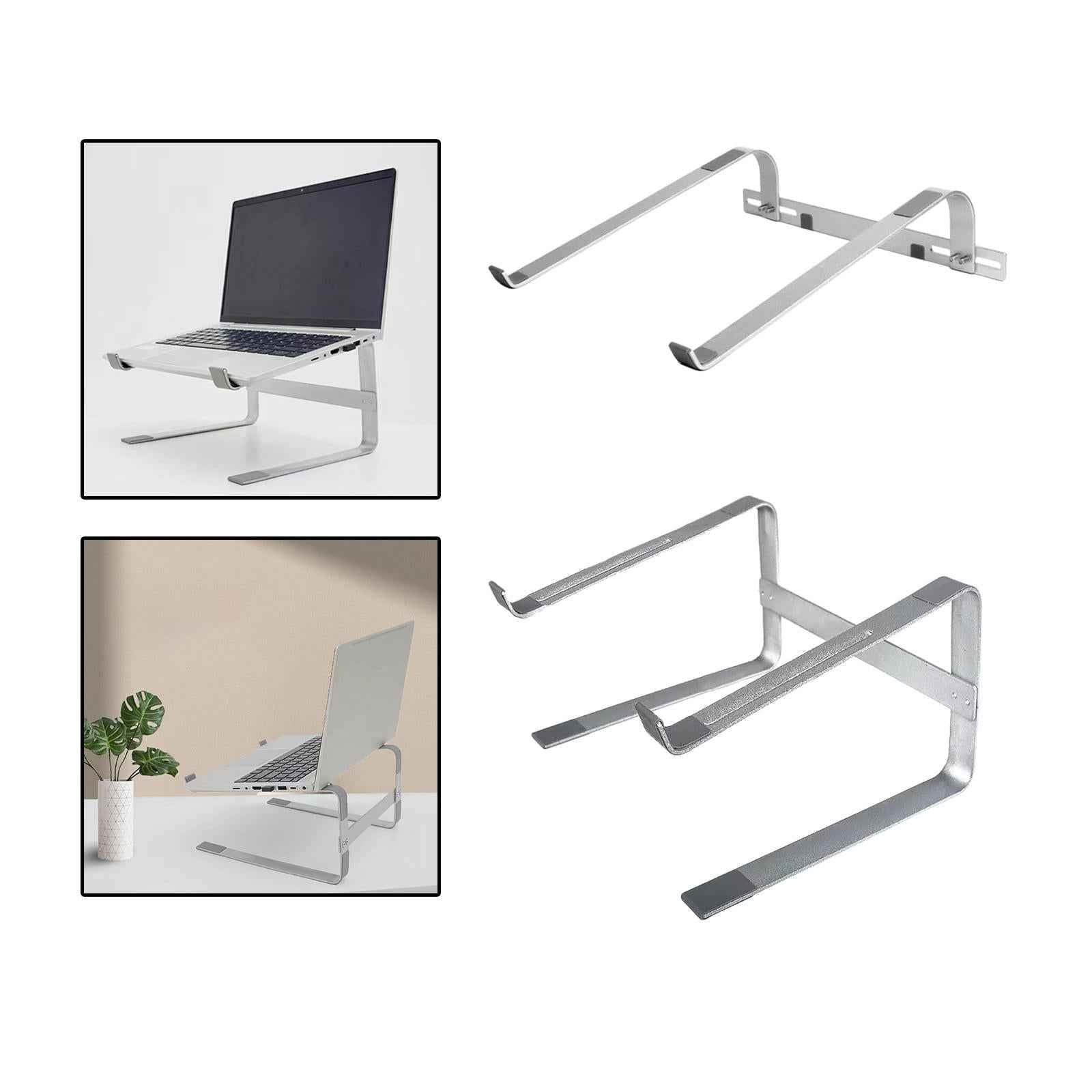 Laptop Stand Desk Heat Dissipation Office Worker Lightweight PC Holder Riser height 6.5cm