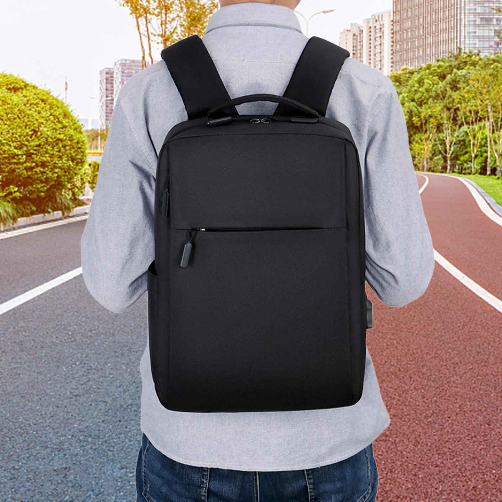 Laptop Backpack with USB Charging Port Rucksack for College Travel Women Men