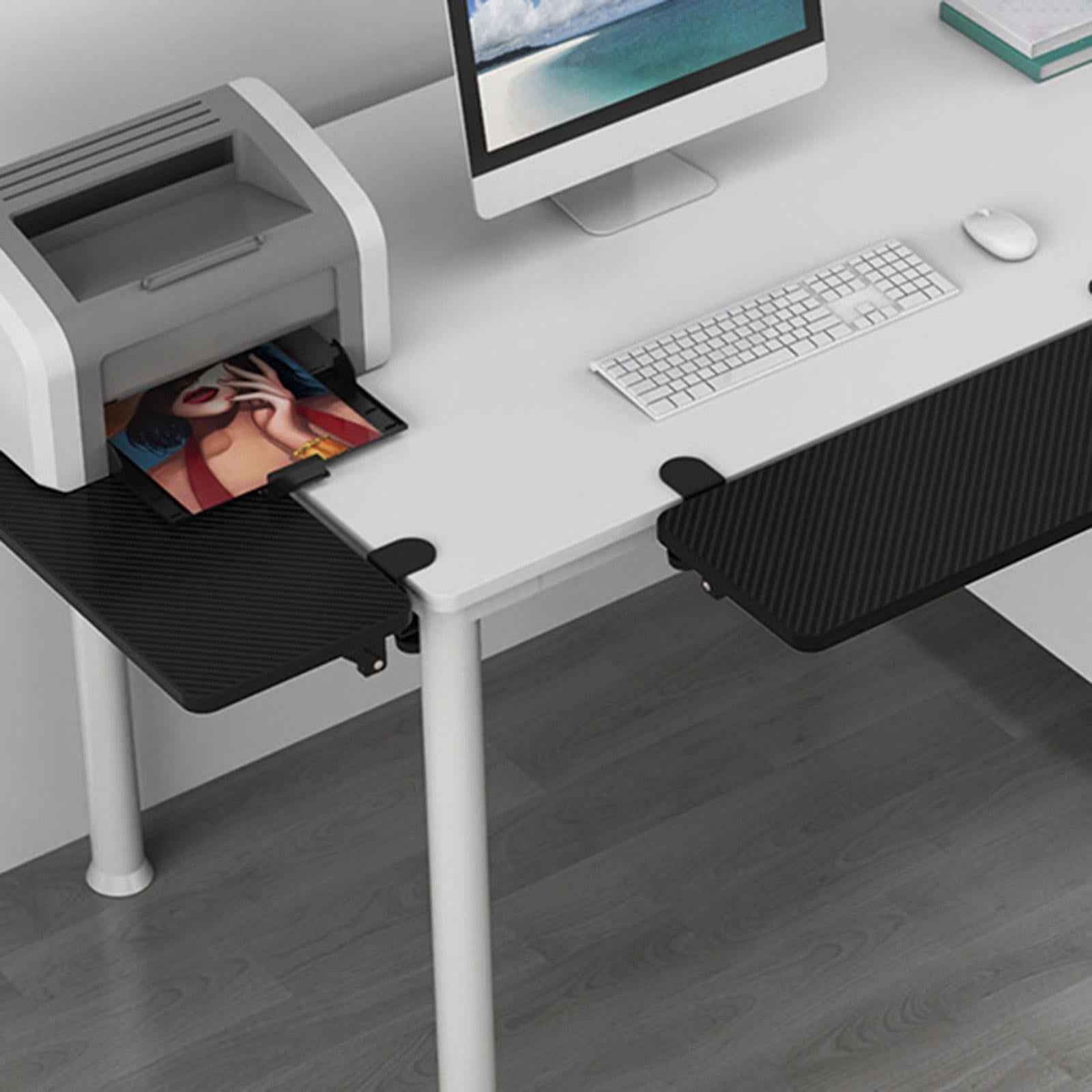 2Pcs Desk Extender Clamp Universal Keyboard Tray Clamp Mount for Home Office