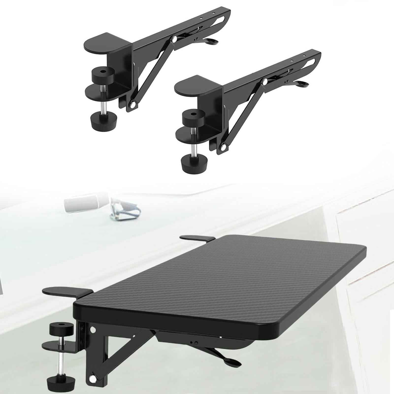 2Pcs Desk Extender Clamp Universal Keyboard Tray Clamp Mount for Home Office