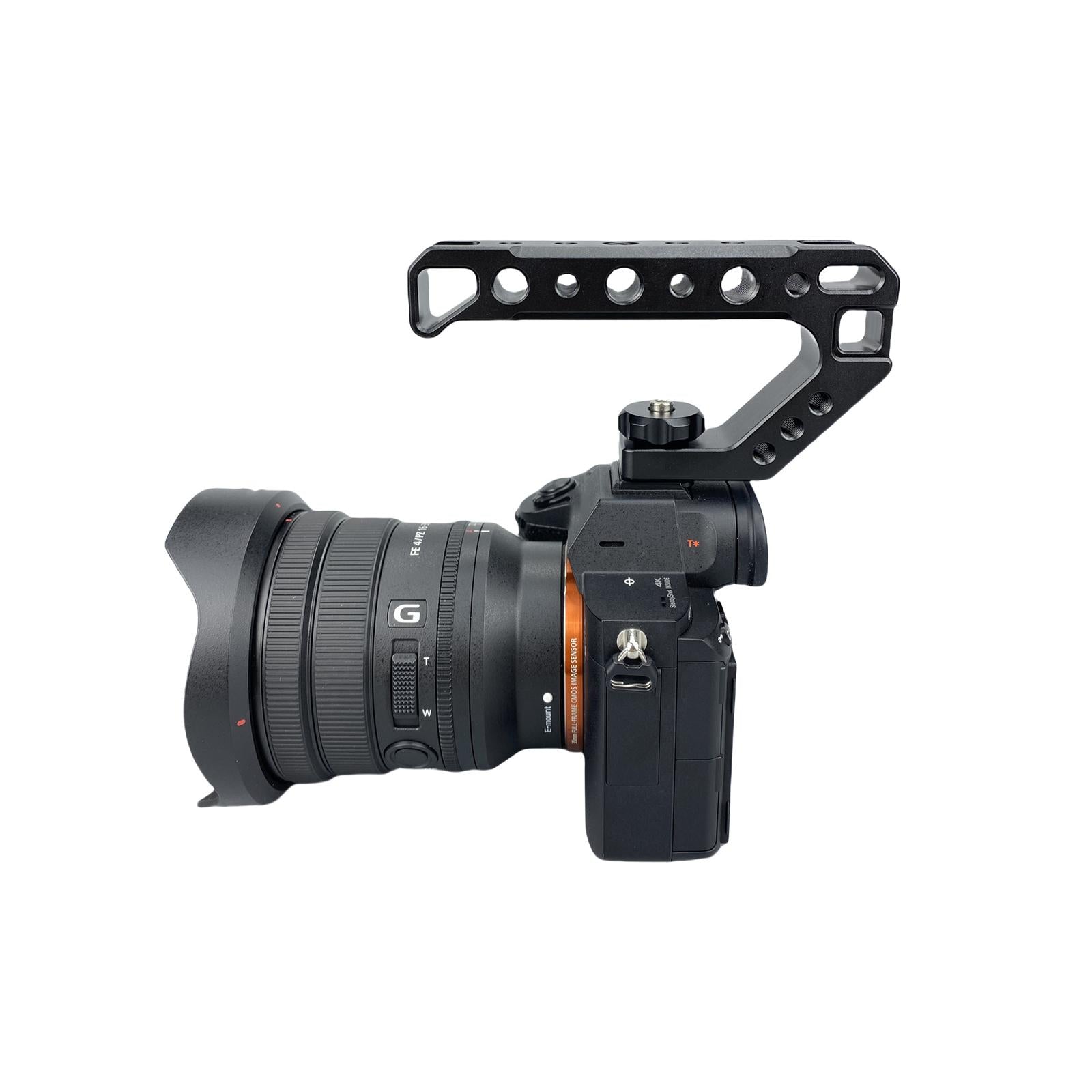 DSLR Camera Top Handle Video Stabilizing Rig Easy to Install Camera Handgrip