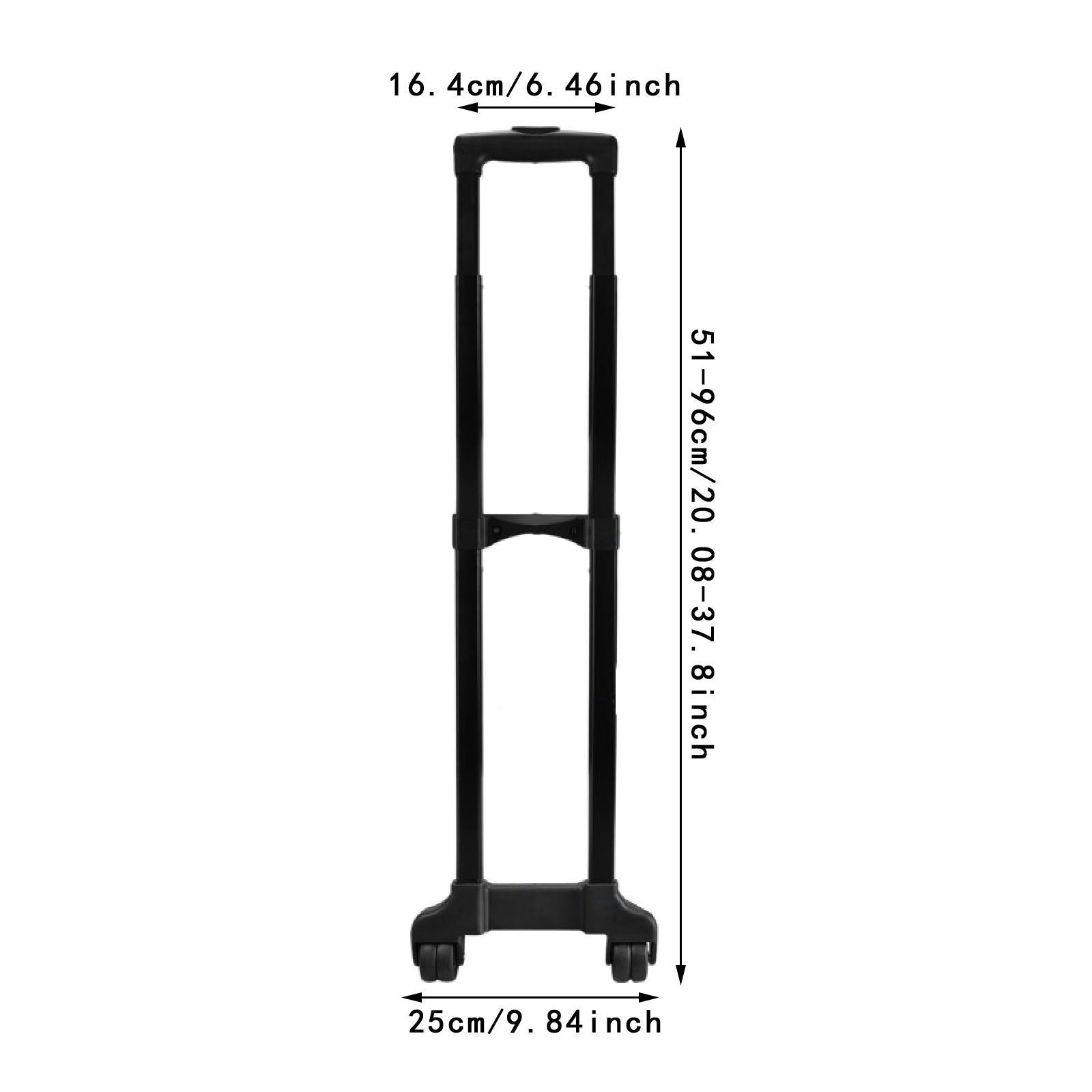 Luggage Telescopic Handle with Wheels Adjustable for Airplane Travel Outdoor