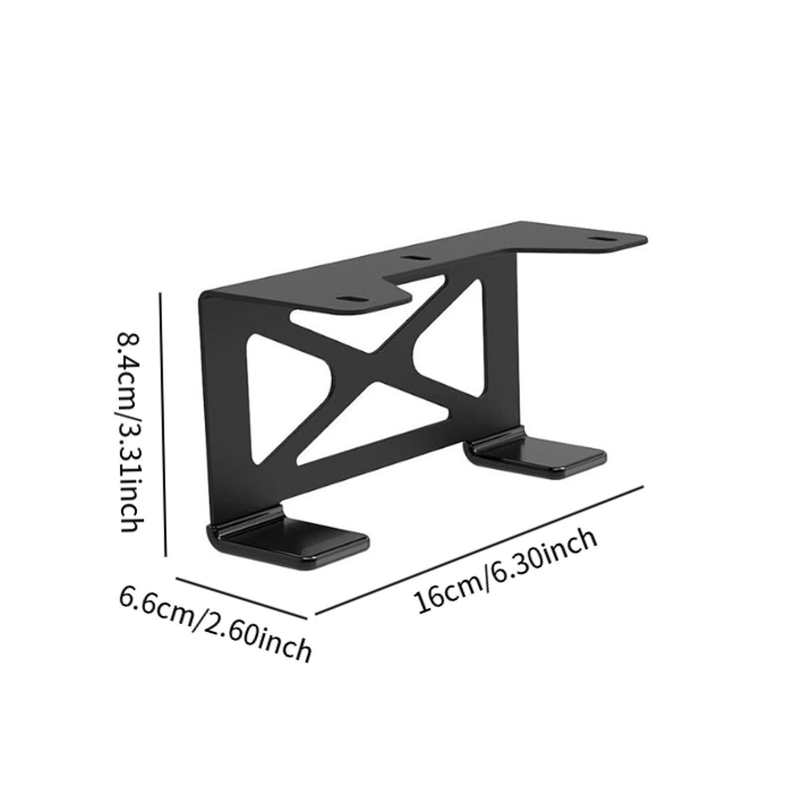 Under Desk Console Mount Holder Easy Installation Saving Space Metal Support
