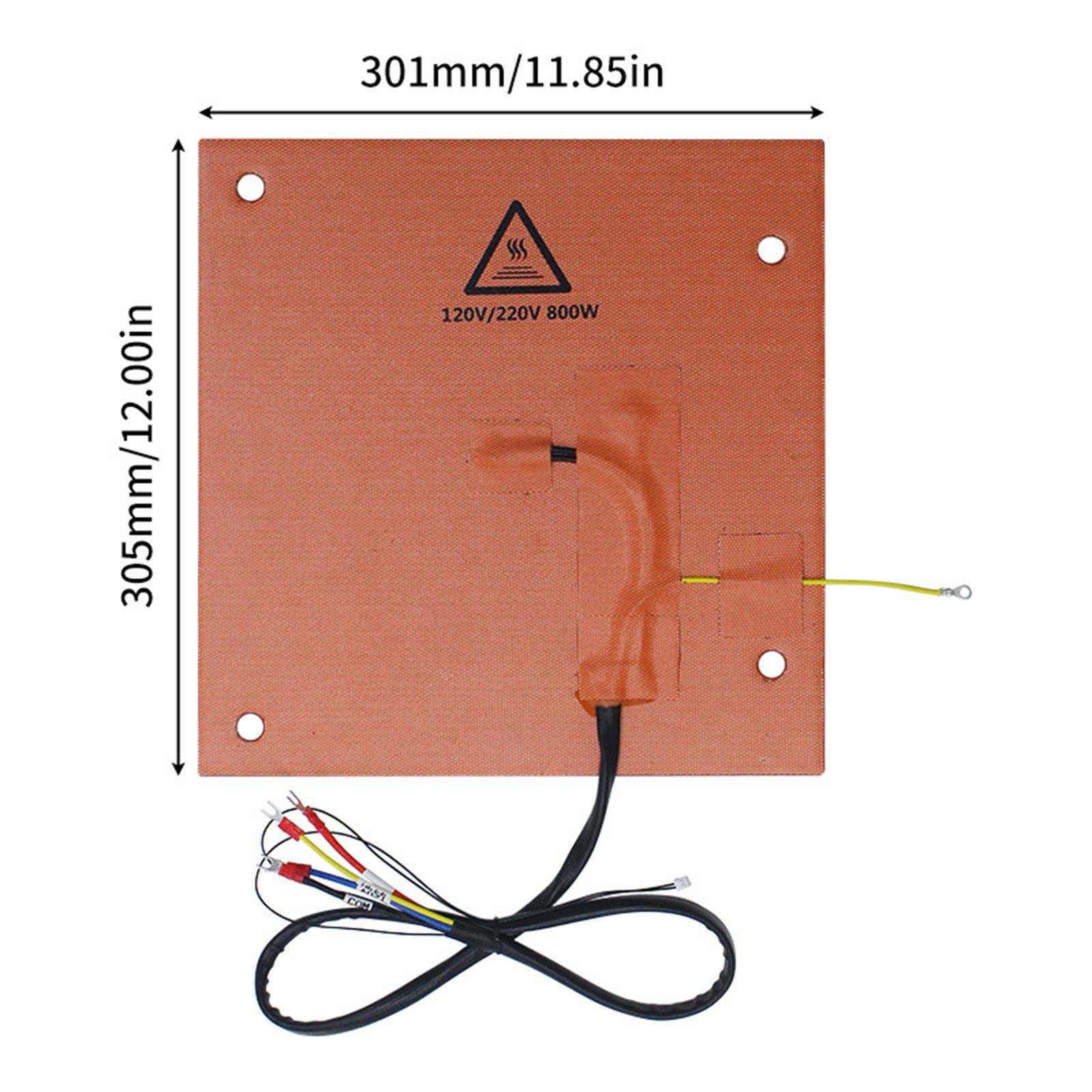 3D Printer Hot Bed High Temperature Resistance Flexible Convenient 120V/220V