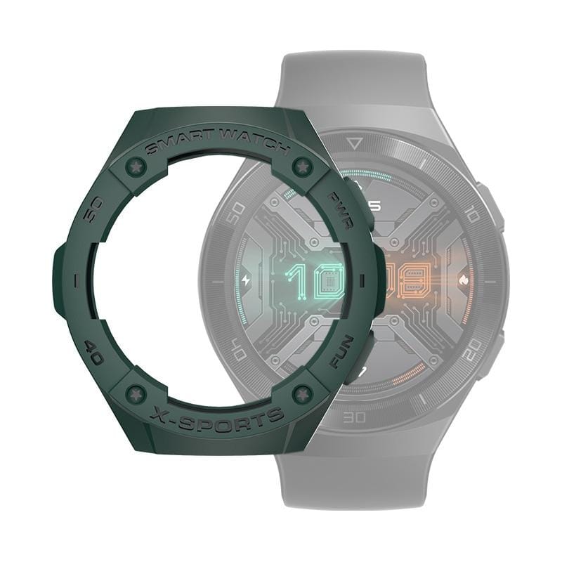 For Huawei Watch GT2e Smart Watch TPU Protective Case, Color:Army Green