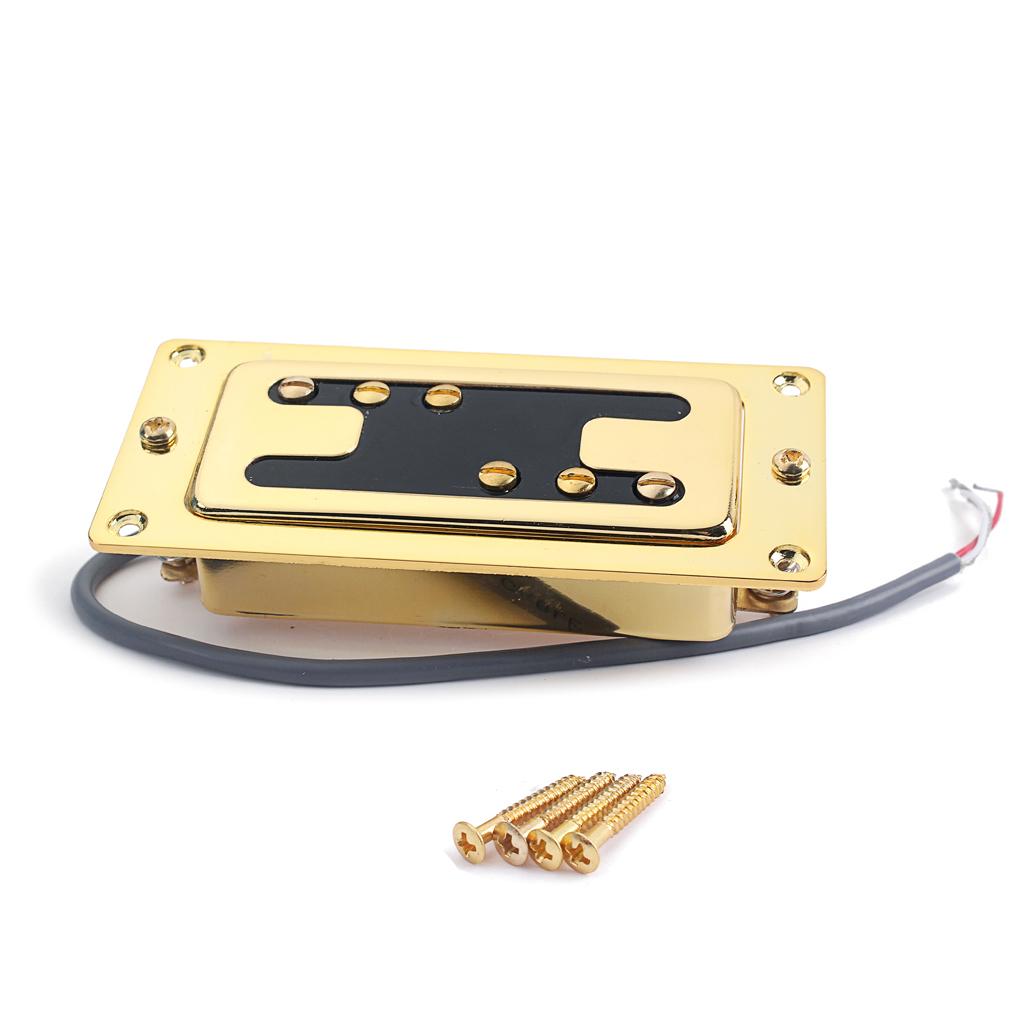 Electric Guitar Humbucker Double Coil Pickup Guitar Replacement Parts Gold