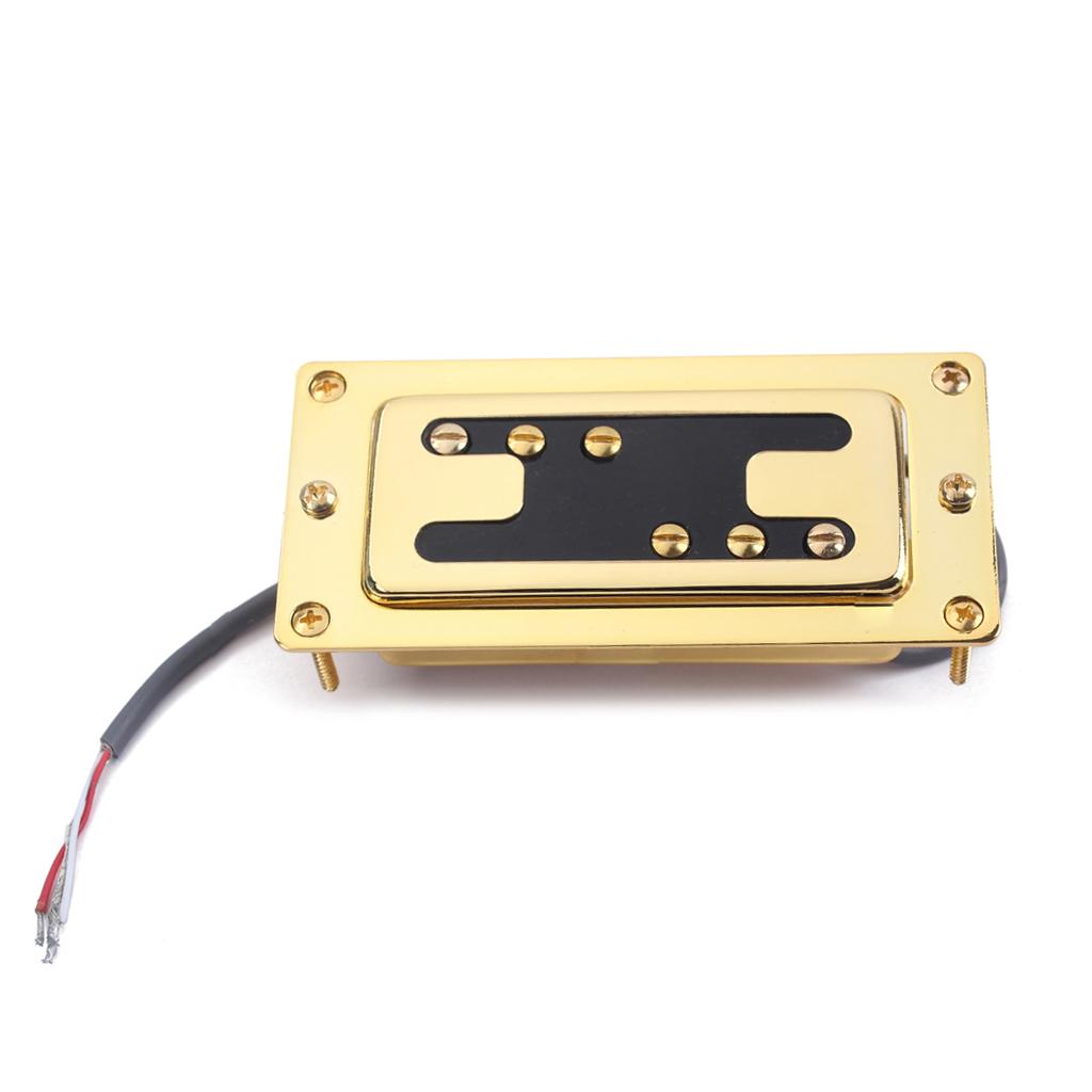 Electric Guitar Humbucker Double Coil Pickup Guitar Replacement Parts Gold