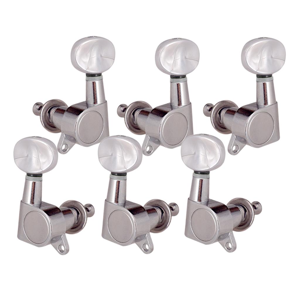6pcs 3L3R Sealed Gear Guitar Tuning Pegs Tuners for Acoustic Electric Guitar