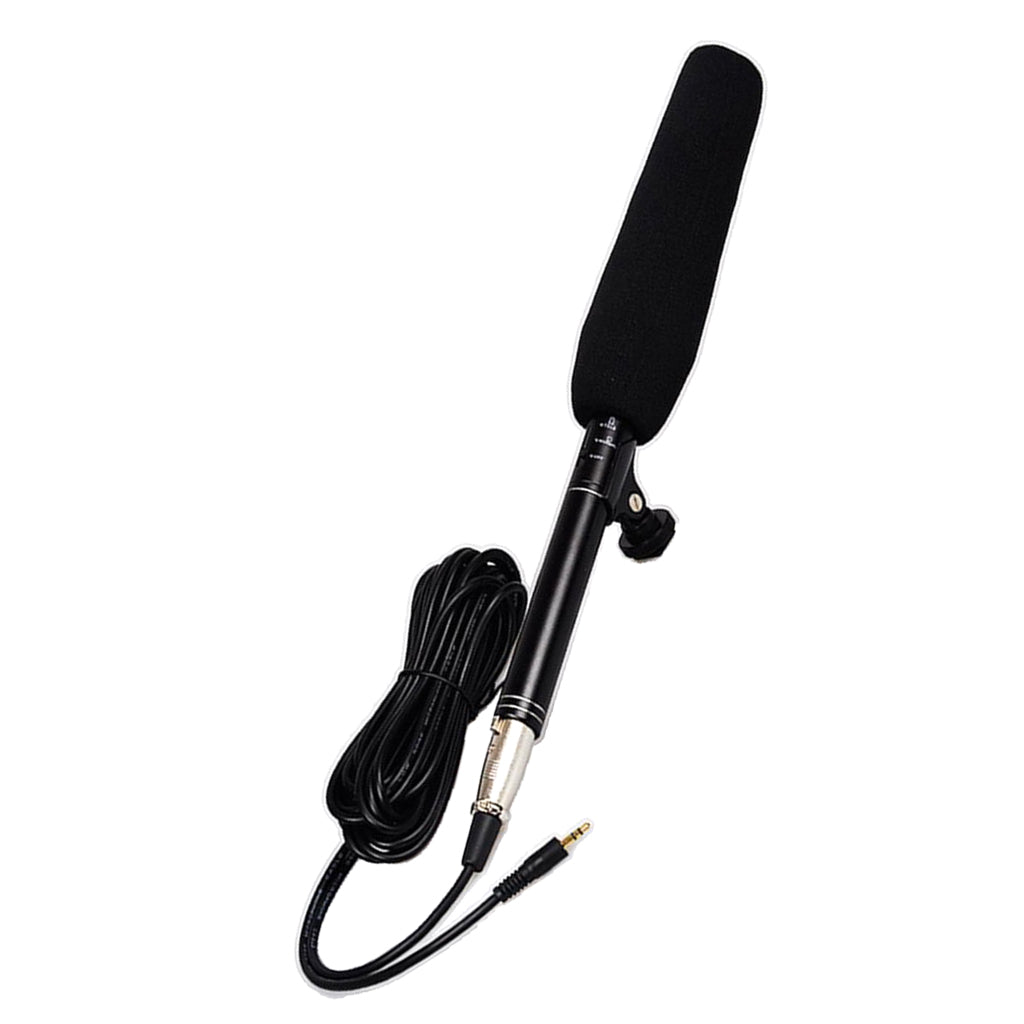 Professional Condenser Interview Mic Microphone for Video Camcorder Camera