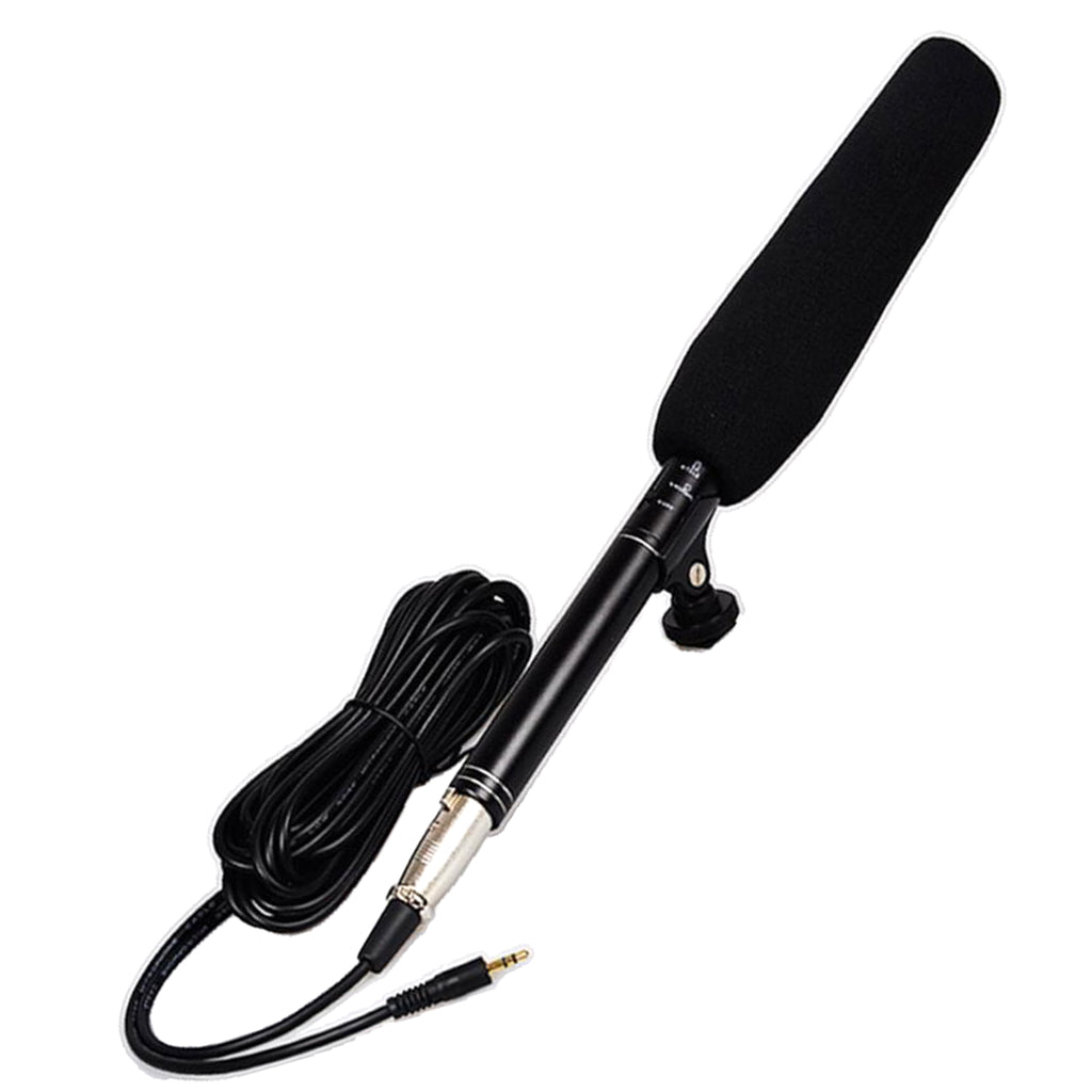 Professional Condenser Interview Mic Microphone for Video Camcorder Camera