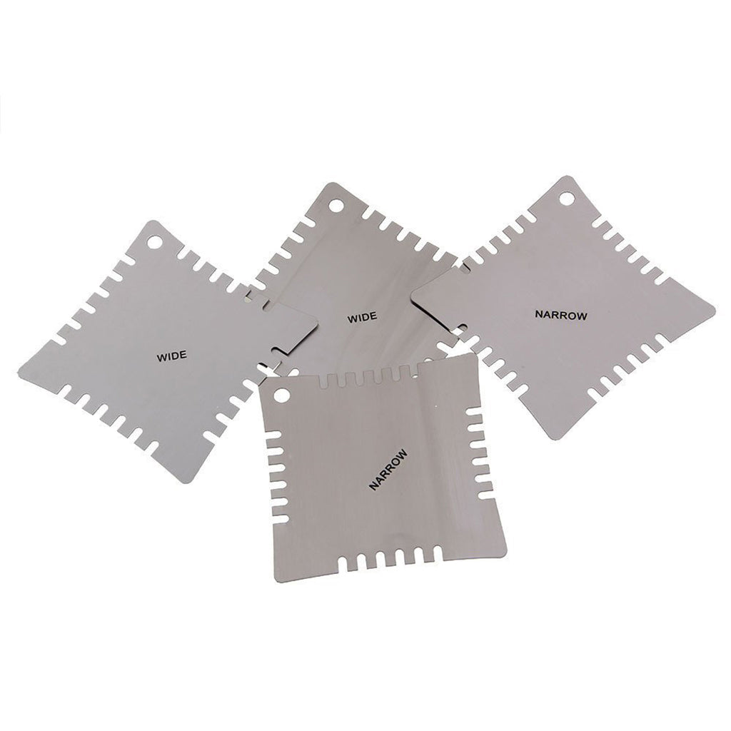 Stainless Steel Fretboard Ruler Radius Gauge for Guitar Bass