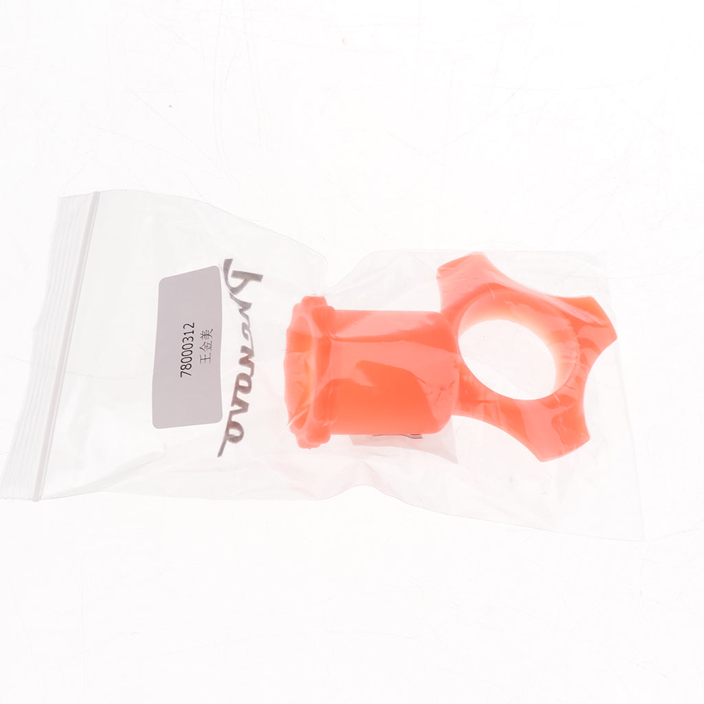 Wireless Microphone Mic Holder Anti-rolling Protection Rings + Bottom Red
