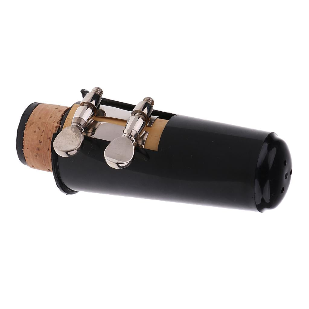 Soprano Saxophone Mouthpiece Clip Clarinet Reed Ligature Cap for Sax Parts