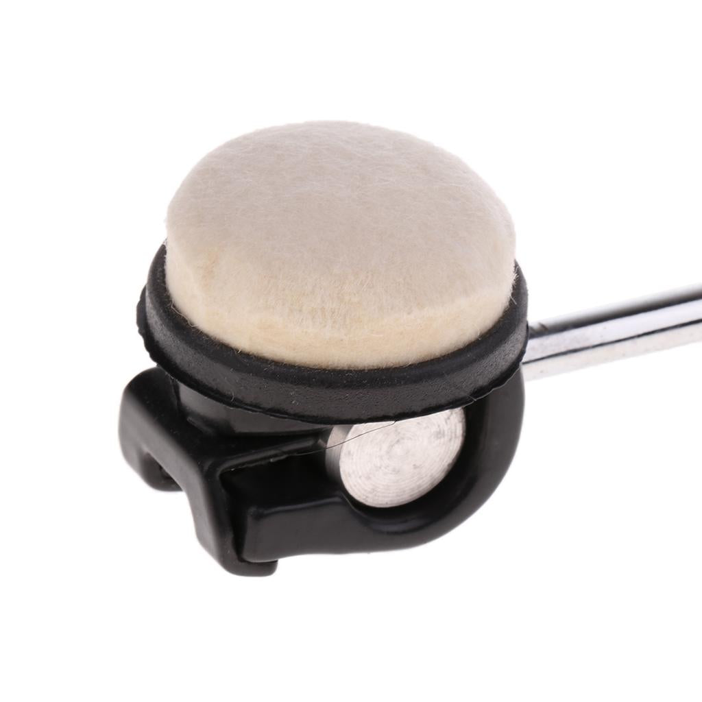 High Grade Cotton Felt Drum Step Pedal Beater Hammer Percussion Accessory