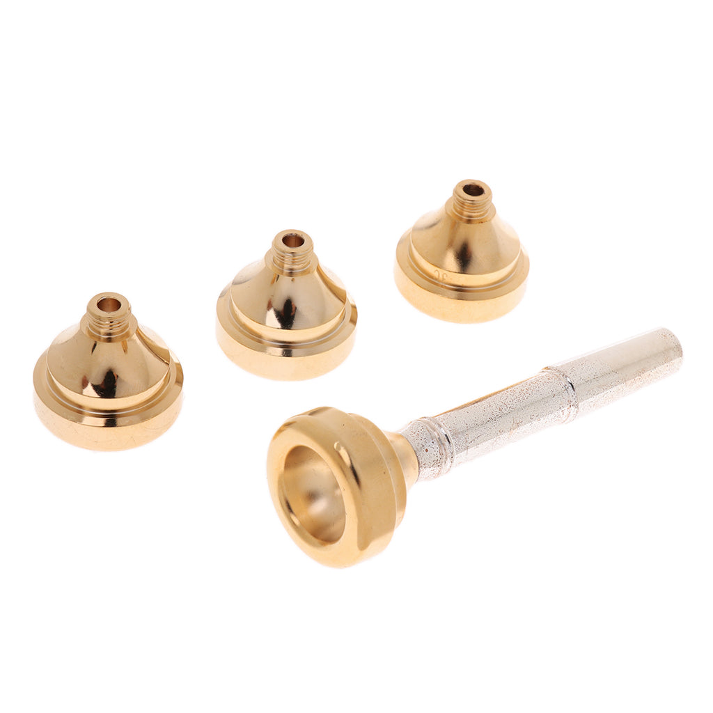 Trumpet Mouthpiece with 4 Size Convertible 3C 5C 7C 1-1/2C