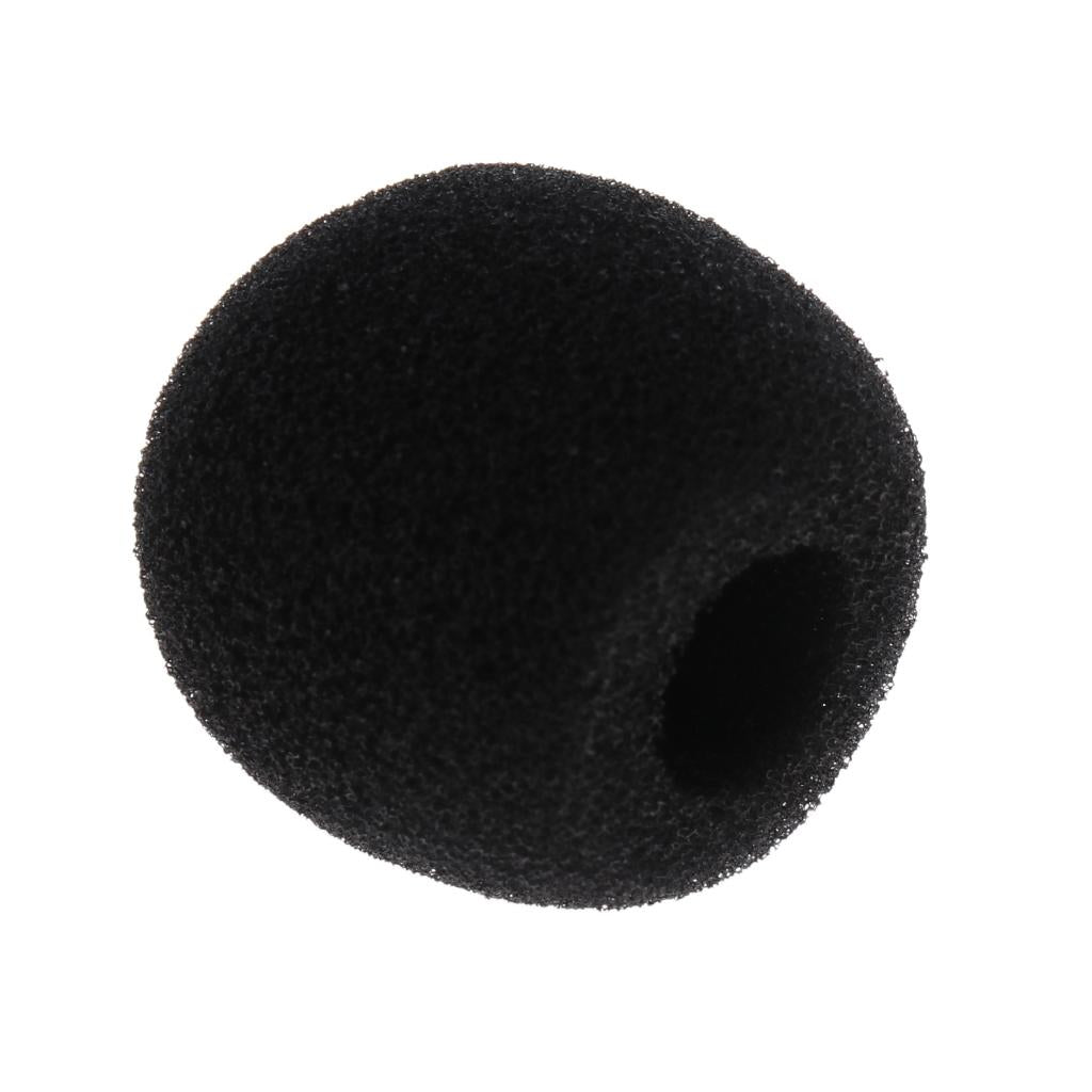 10Pcs Foam Mic Shield Cover Microphone Windscreen Cap for Meeting 28x22x8mm