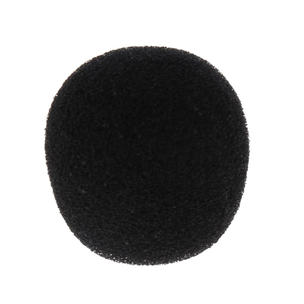 10Pcs Foam Mic Shield Cover Microphone Windscreen Cap for Meeting 28x22x8mm