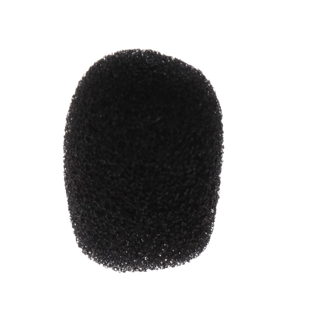 10Pcs Foam Mic Shield Cover Microphone Windscreen Cap for Meeting 20x22x6mm