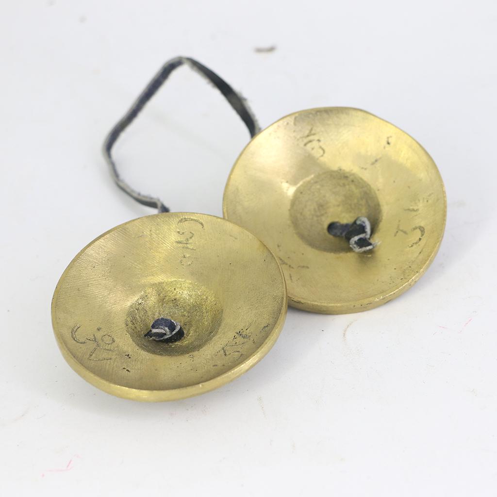 1 Pair of Brass Tibetan Buddhist Meditation Tingsha Cymbal Bell