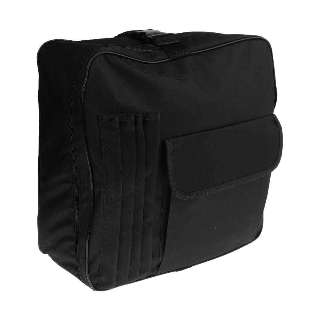 Snare Drum Bag Backpack Case with Shoulder Straps Black Snare Drum Carry Bag