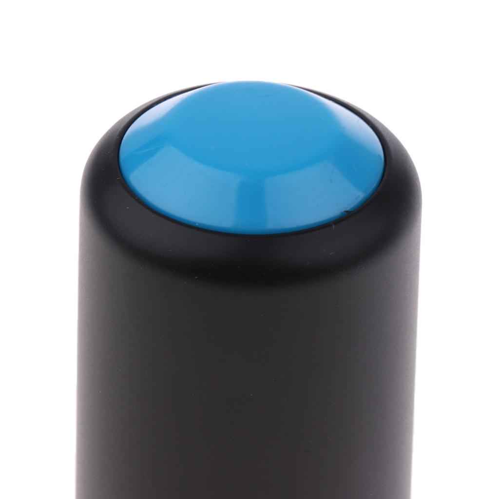 2 Pieces Battery Screw on Cap Cup Cover for Wireless Microphone Mic Blue