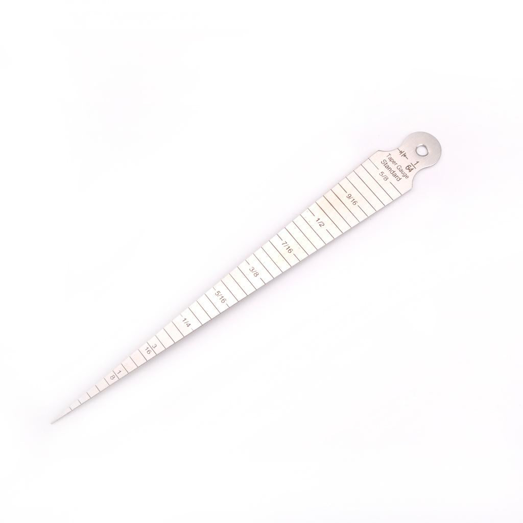 1-15mm Stainless Steel Ruler Inspection Taper Gauge Guitar Luthier Tool Gap