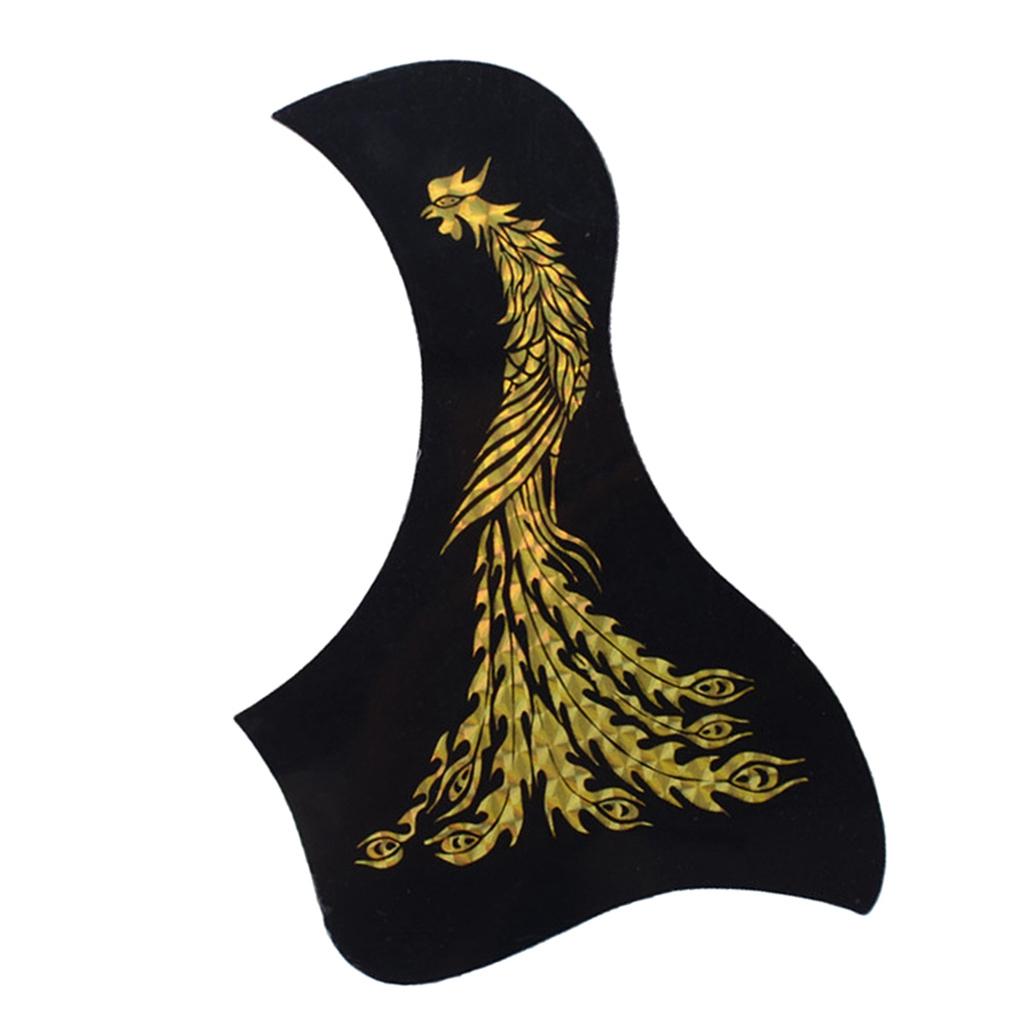 Guitar Pickguard Scratch Plate for Acoustic Guitar Golden Phoenix